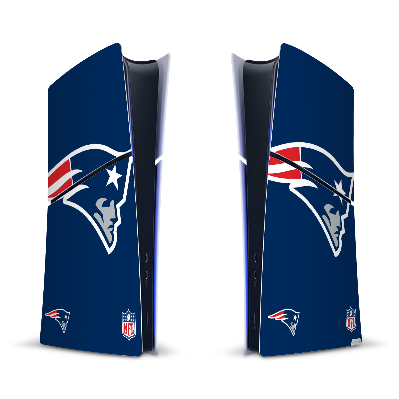 NFL NEW ENGLAND PATRIOTS VINYL SKIN DECAL FOR PS5 SLIM DIGITAL EDITION CONSOLE