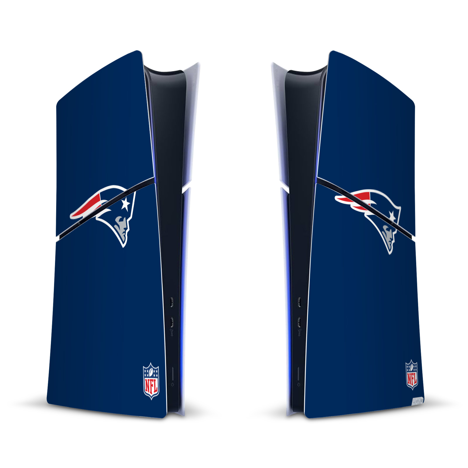 NFL NEW ENGLAND PATRIOTS VINYL SKIN DECAL FOR PS5 SLIM DIGITAL EDITION CONSOLE