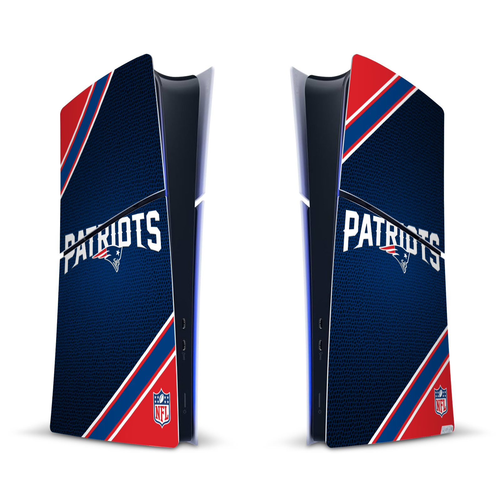 NFL NEW ENGLAND PATRIOTS VINYL SKIN DECAL FOR PS5 SLIM DIGITAL EDITION CONSOLE