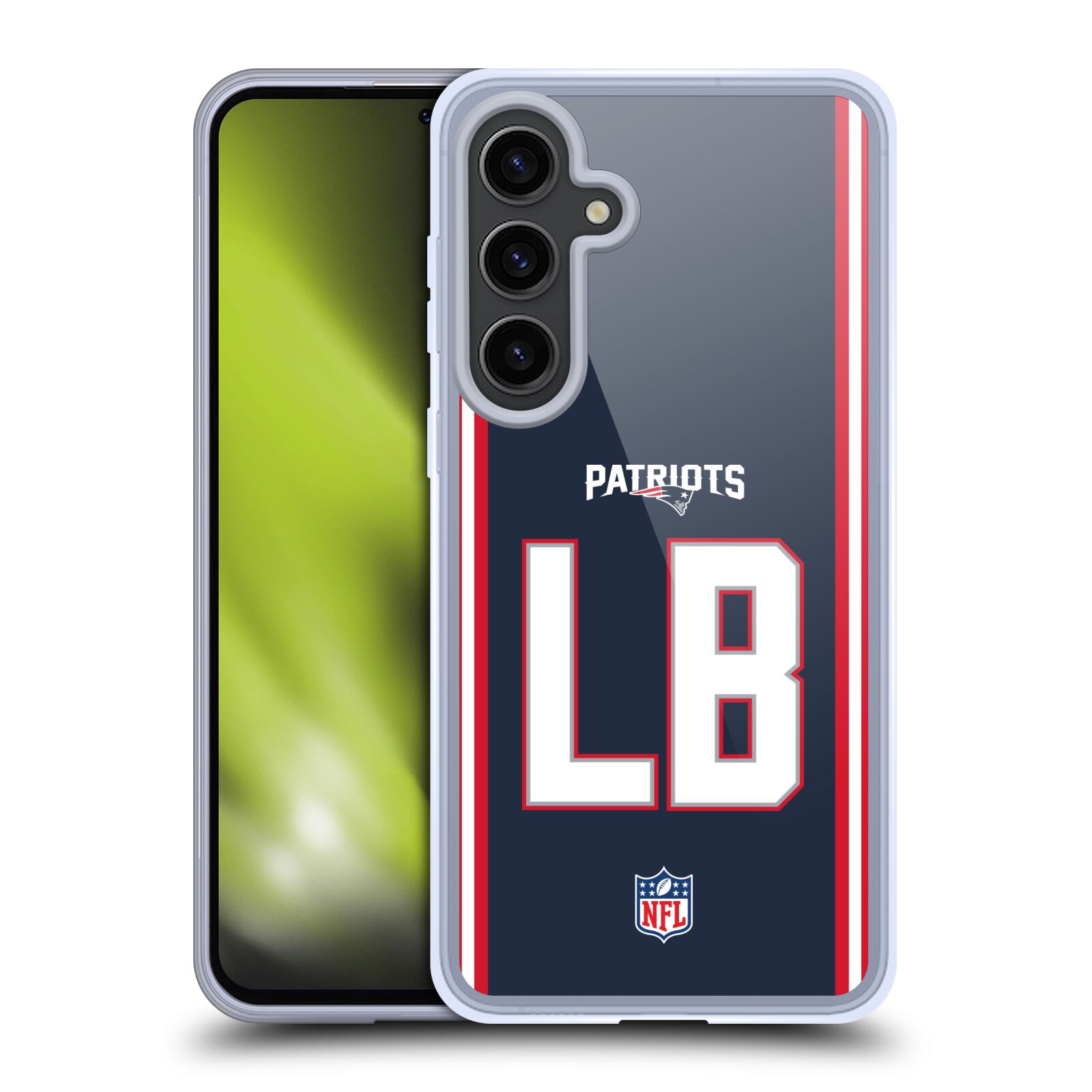 FUNDA DE GEL COMPATIBLE CON SAMSUNG/MAGSAFE NUEVAS POSICIONES Y LOGOTIPO PATRIOTS DE LA NFL CON NUEVOS ENGLAND PATRIOTS - Imagen 8 de 13