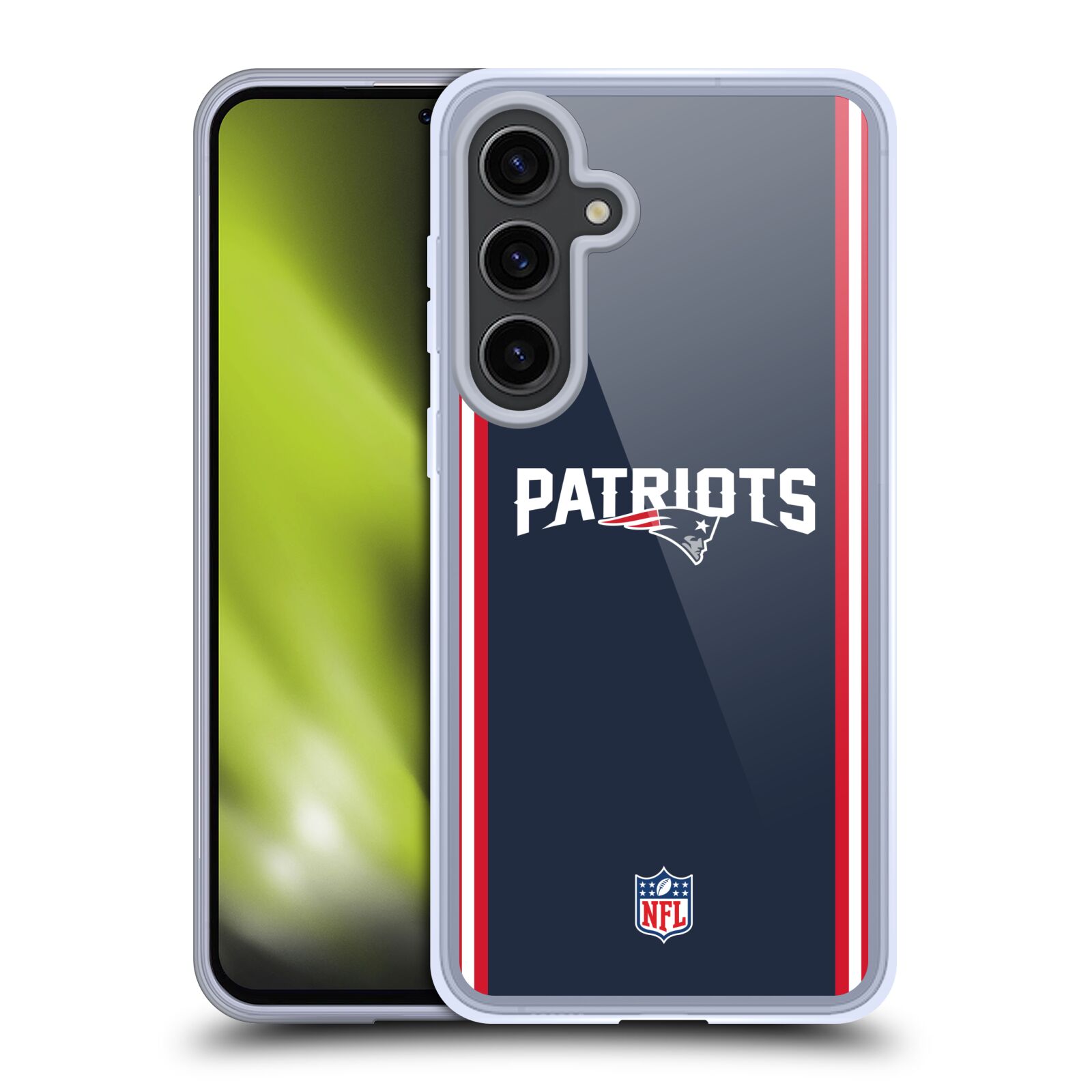 FUNDA DE GEL COMPATIBLE CON SAMSUNG/MAGSAFE NUEVAS POSICIONES Y LOGOTIPO PATRIOTS DE LA NFL CON NUEVOS ENGLAND PATRIOTS - Imagen 9 de 13