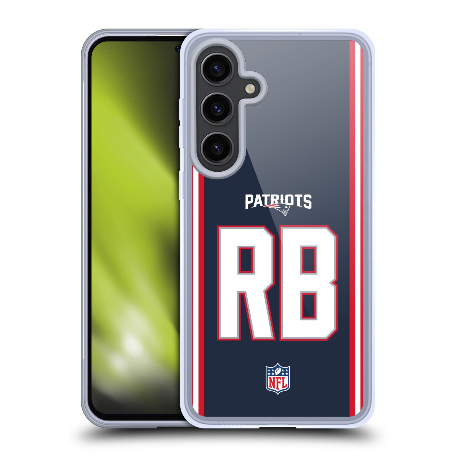 FUNDA DE GEL COMPATIBLE CON SAMSUNG/MAGSAFE NUEVAS POSICIONES Y LOGOTIPO PATRIOTS DE LA NFL CON NUEVOS ENGLAND PATRIOTS - Imagen 11 de 13