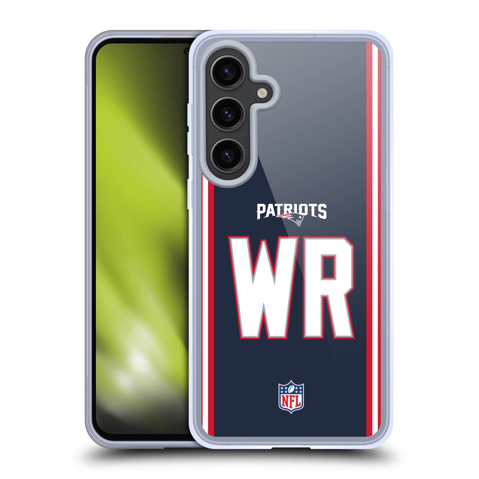 FUNDA DE GEL COMPATIBLE CON SAMSUNG/MAGSAFE NUEVAS POSICIONES Y LOGOTIPO PATRIOTS DE LA NFL CON NUEVOS ENGLAND PATRIOTS - Imagen 13 de 13