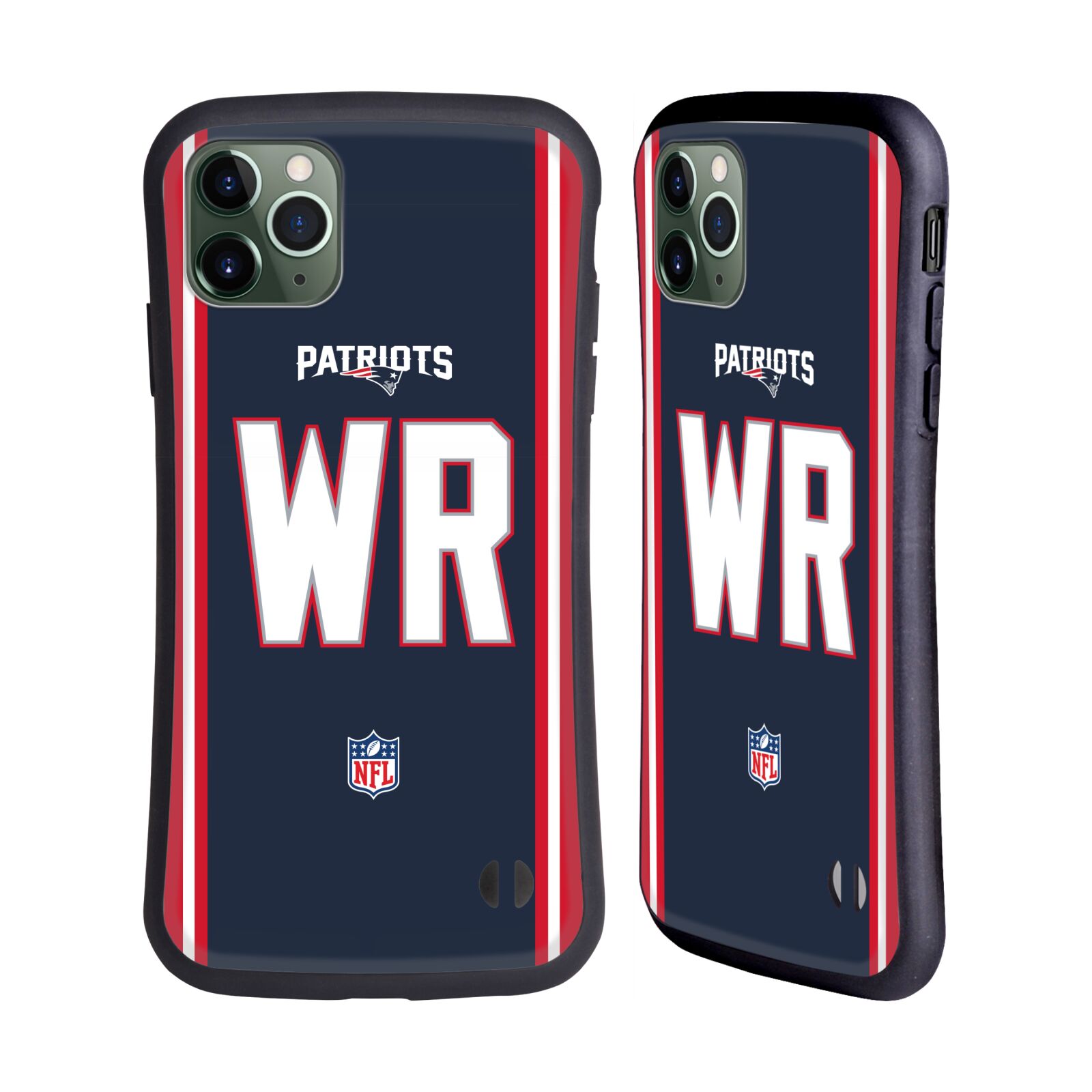 NFL NEW ENGLAND PATRIOTS POSICIONES Y LOGOTIPO FUNDA HÍBRIDA PARA TELÉFONOS APPLE iPHONES - Imagen 13 de 13