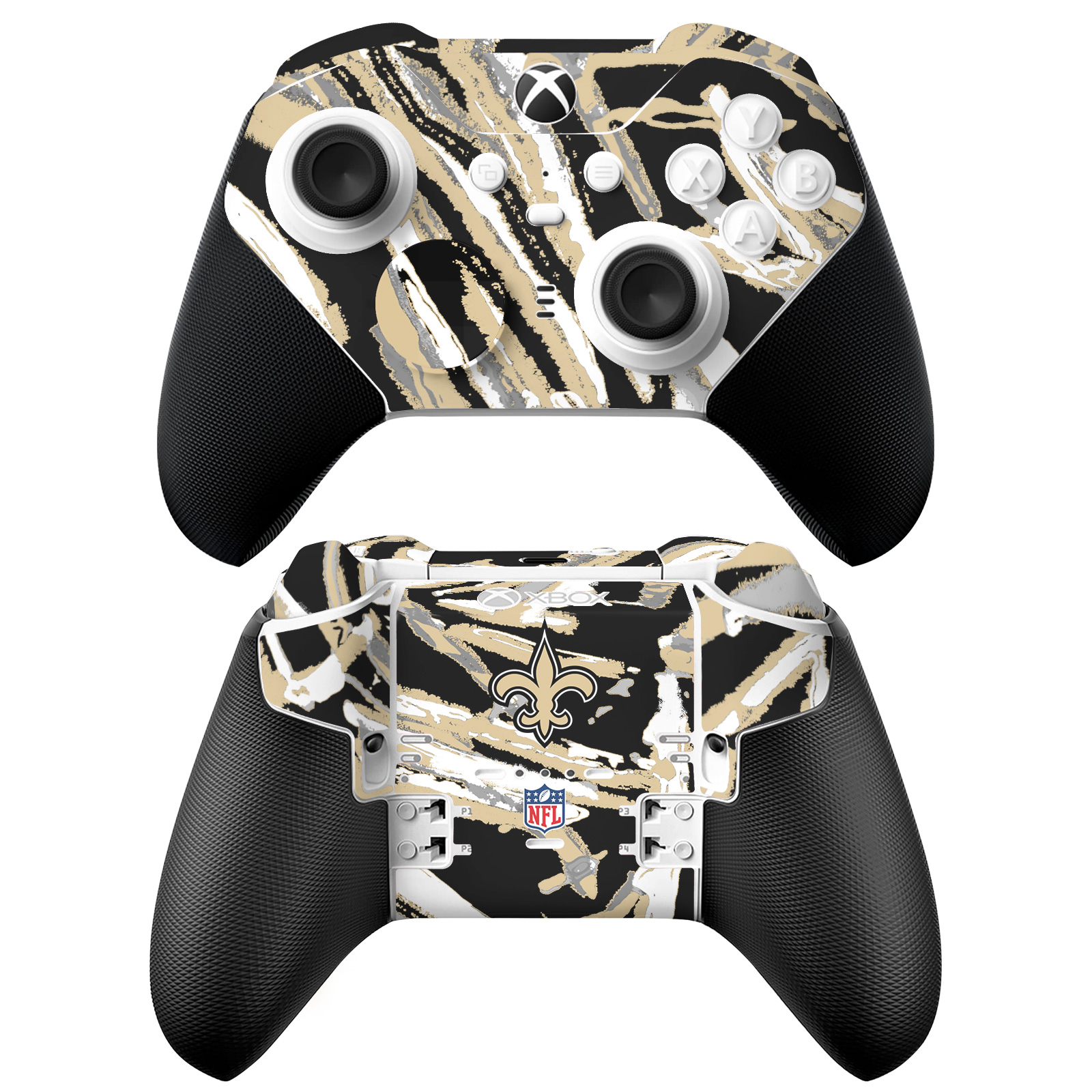 OFFICIAL NFL NEW ORLEANS SAINTS VINYL SKIN FOR XBOX SERIES X & S ELITE SERIES 2