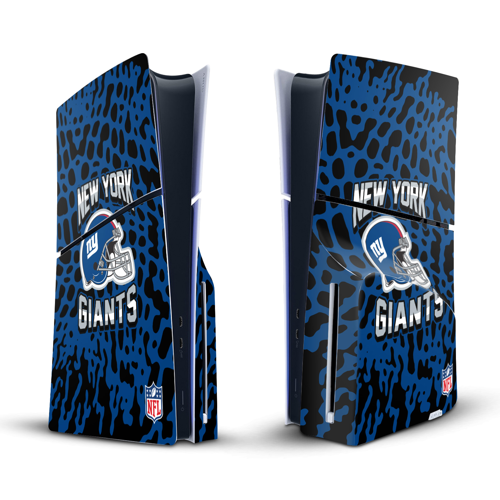 NFL NEW YORK GIANTS VINYL SKIN DECAL FOR SONY PS5 SLIM DISC EDITION CONSOLE