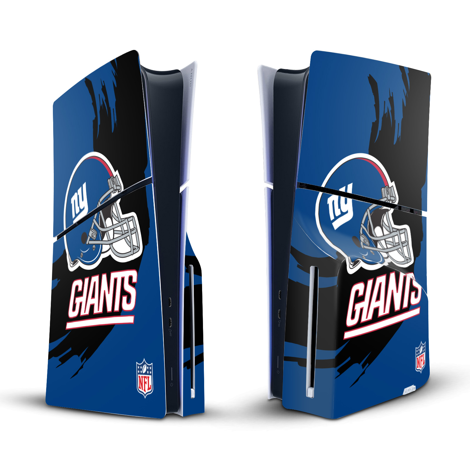 NFL NEW YORK GIANTS VINYL SKIN DECAL FOR SONY PS5 SLIM DISC EDITION CONSOLE