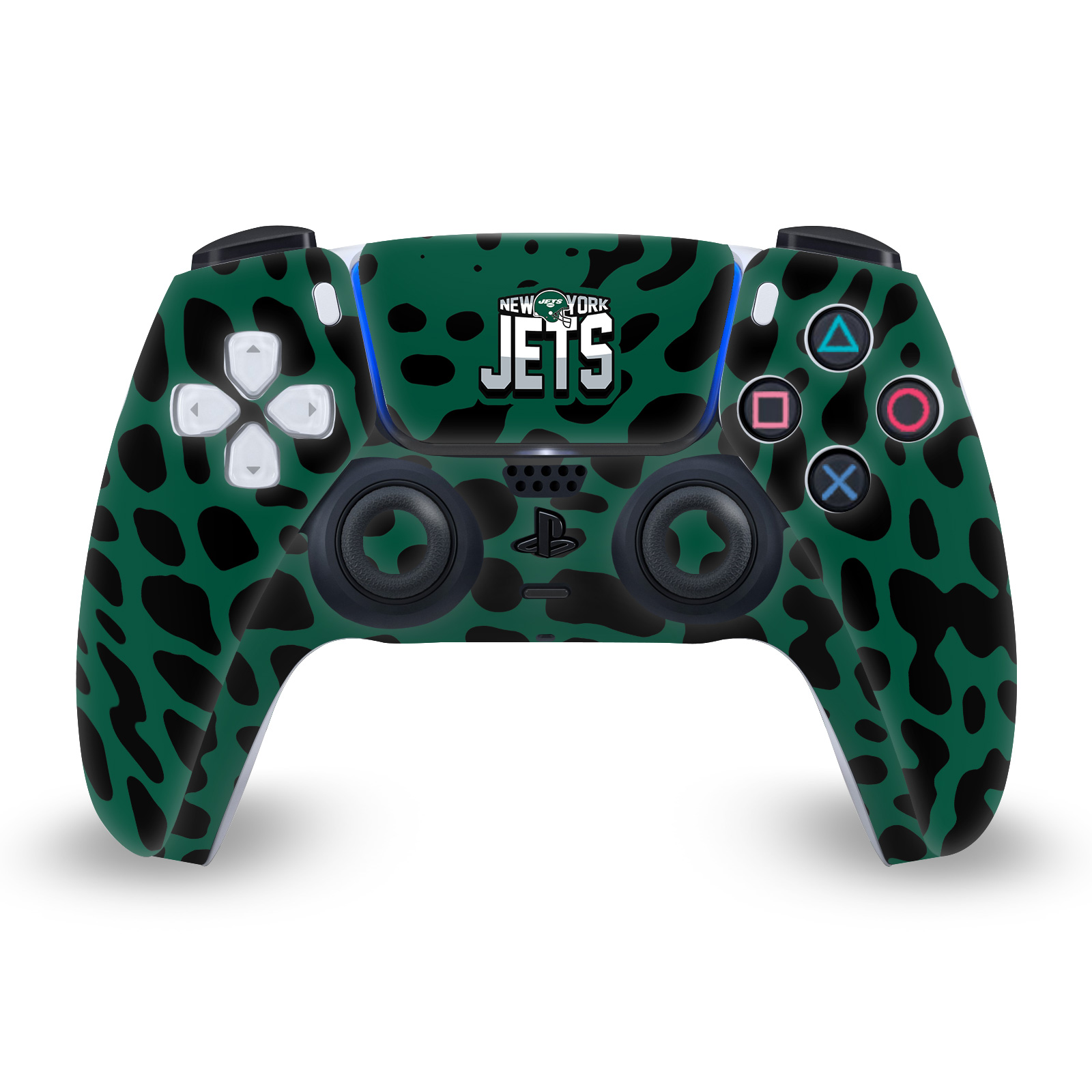 OFFICIAL NFL NEW YORK JETS VINYL SKIN DECAL FOR PS5 SONY DUALSENSE CONTROLLER