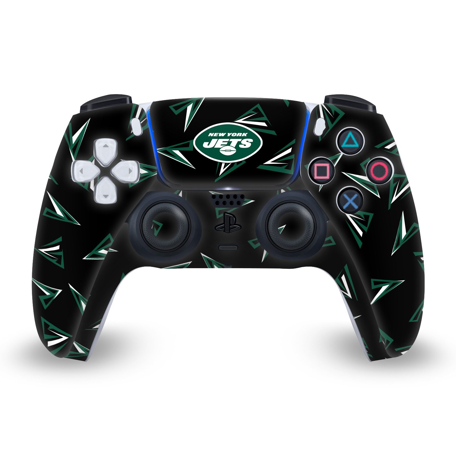 OFFICIAL NFL NEW YORK JETS VINYL SKIN DECAL FOR PS5 SONY DUALSENSE CONTROLLER