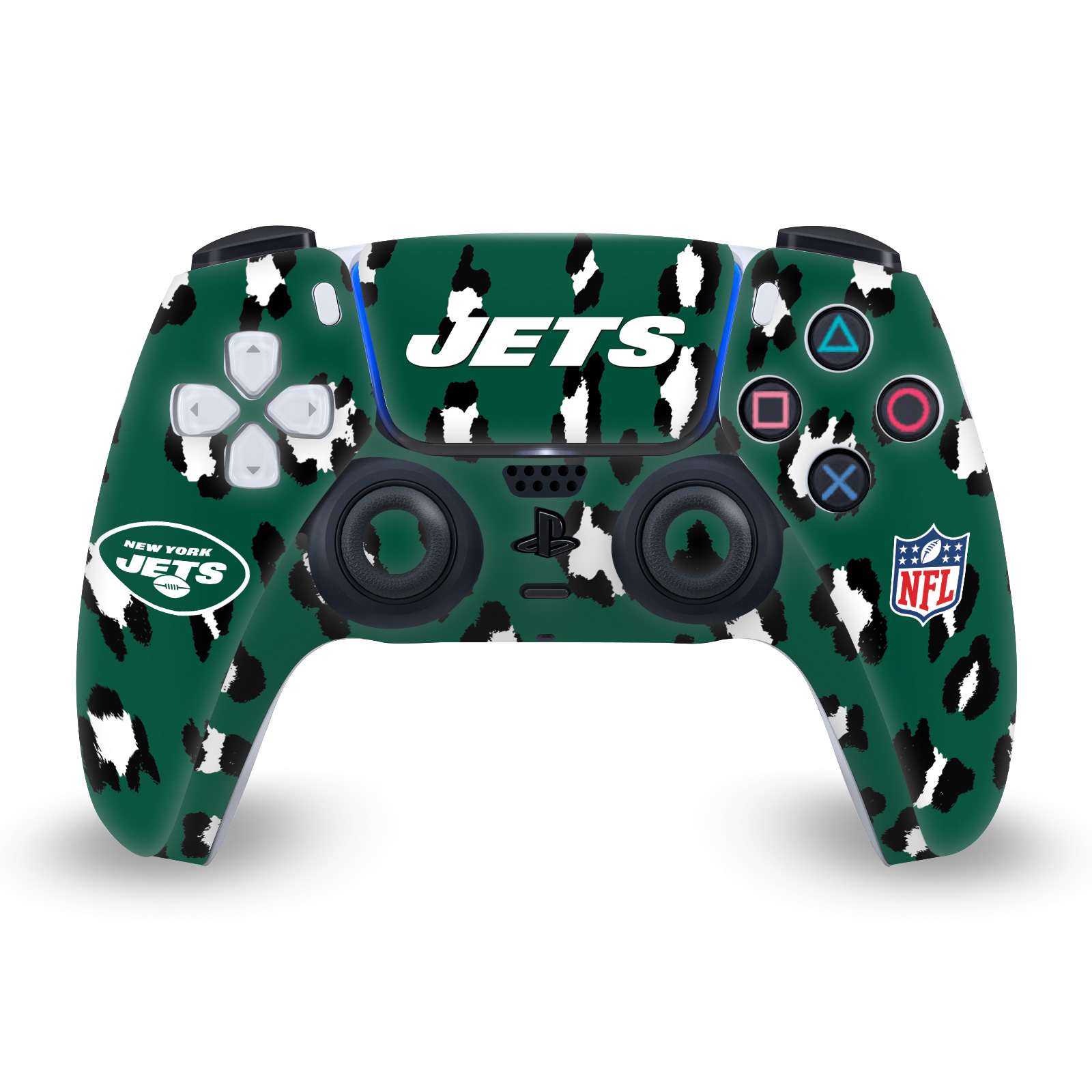 OFFICIAL NFL NEW YORK JETS VINYL SKIN DECAL FOR PS5 SONY DUALSENSE CONTROLLER