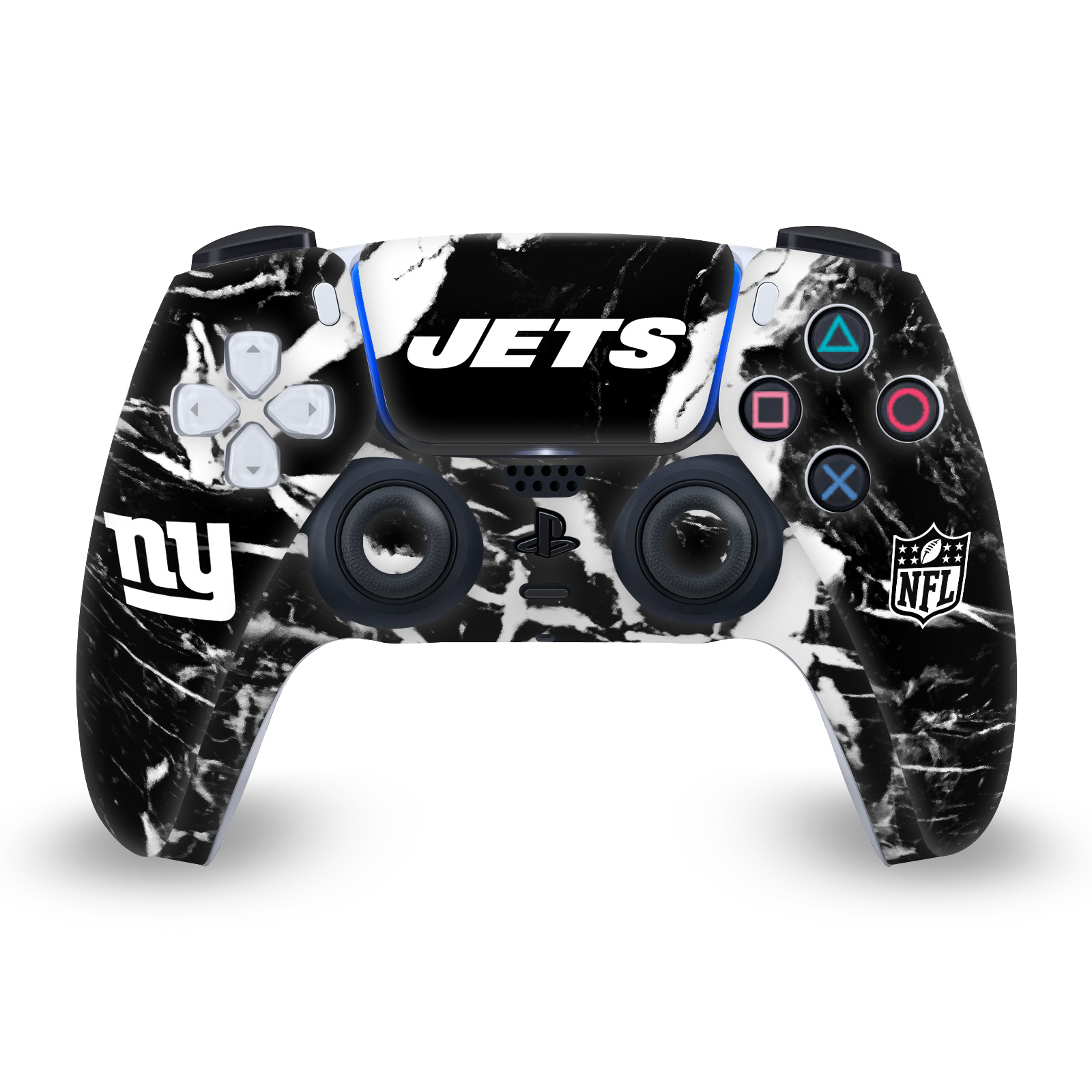 OFFICIAL NFL NEW YORK JETS VINYL SKIN DECAL FOR PS5 SONY DUALSENSE CONTROLLER