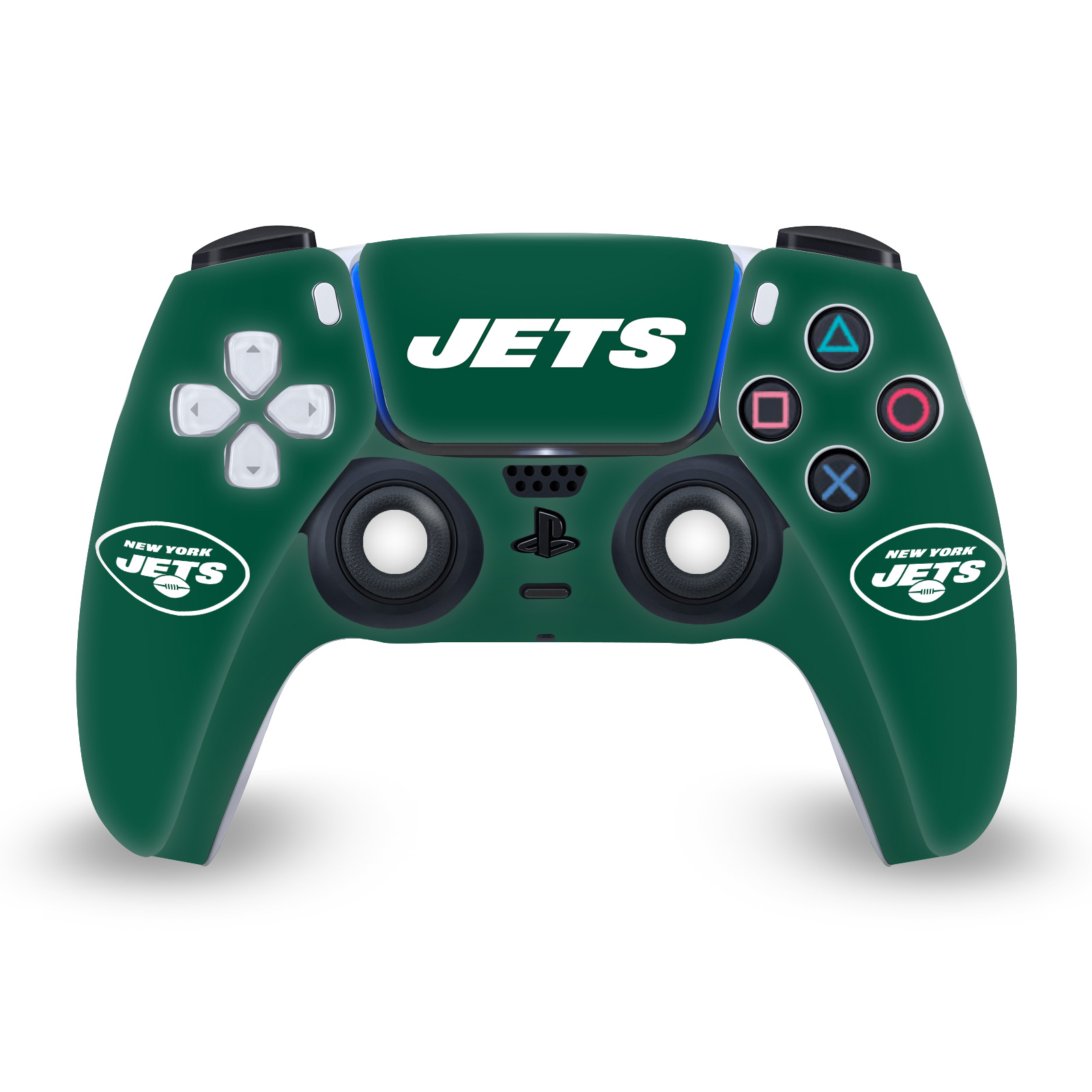 OFFICIAL NFL NEW YORK JETS VINYL SKIN DECAL FOR PS5 SONY DUALSENSE CONTROLLER