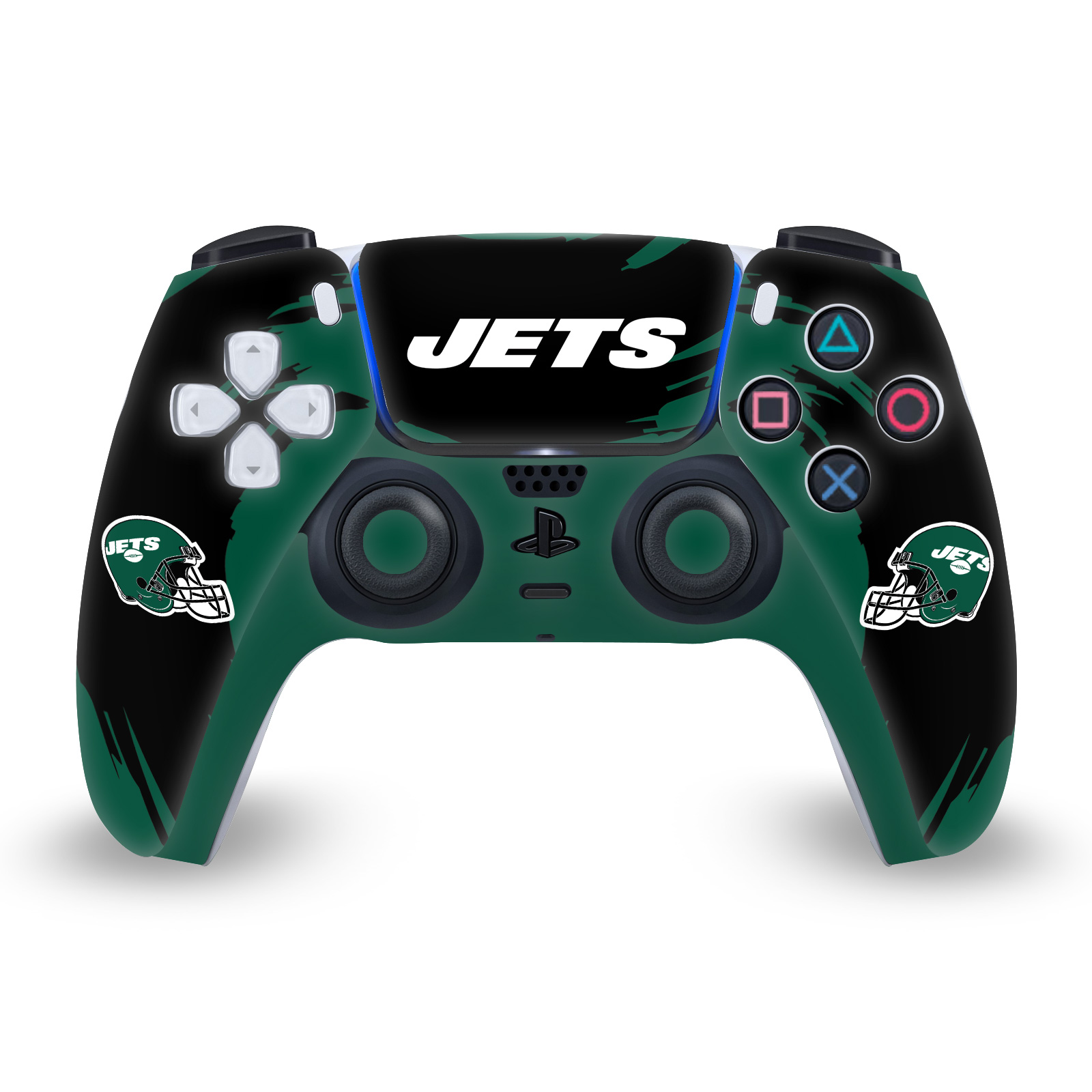 OFFICIAL NFL NEW YORK JETS VINYL SKIN DECAL FOR PS5 SONY DUALSENSE CONTROLLER