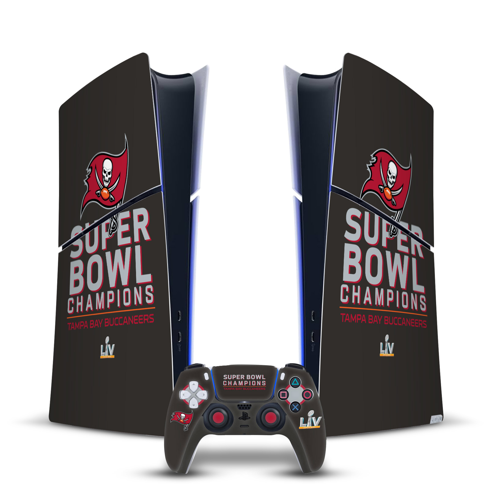 NFL 2021 SUPER BOWL 55 CHAMPIONS VINYL SKIN FOR PS5 SLIM DIGITAL EDITION BUNDLE