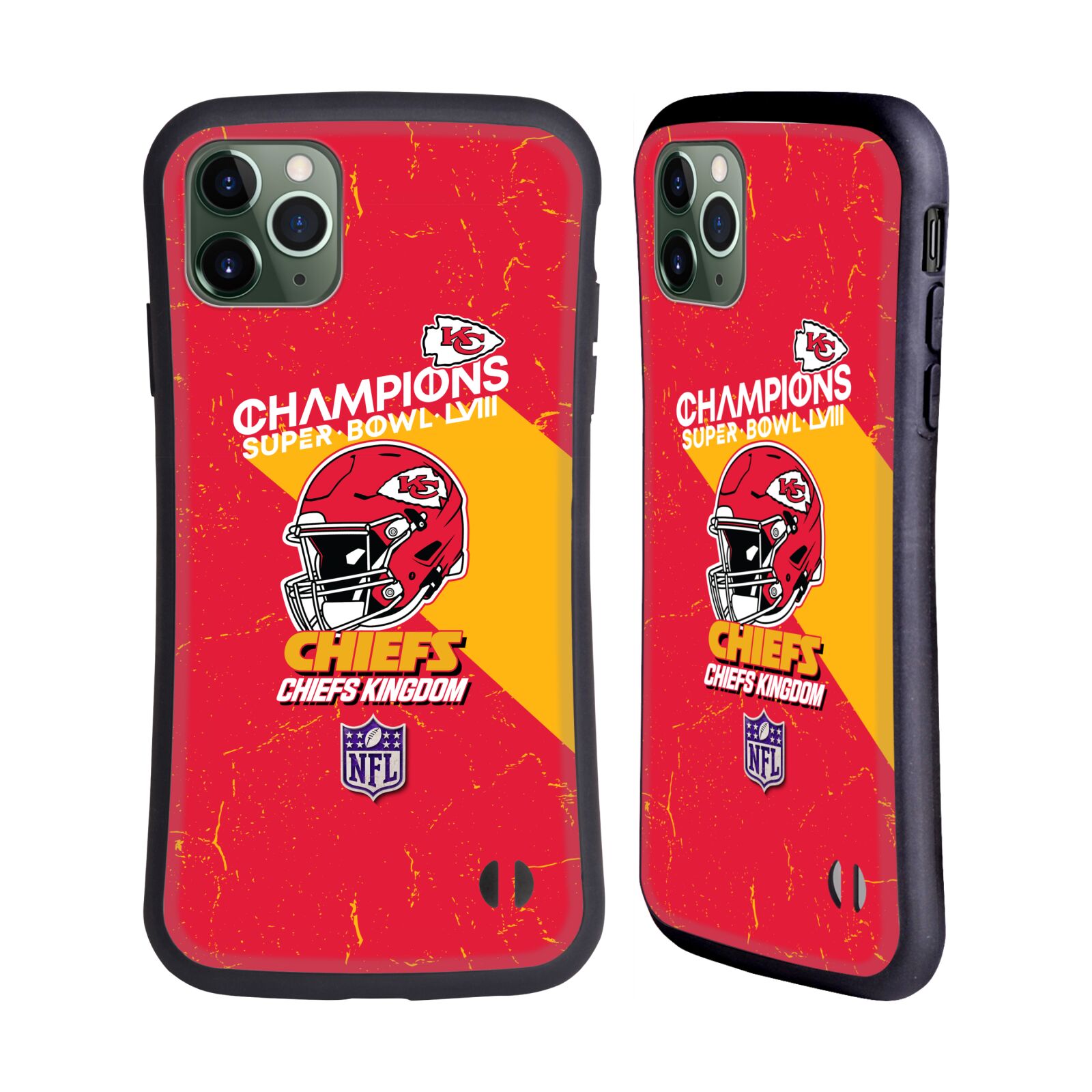 NFL 2024 SUPER BOWL LVIII CHAMPIONS HYBRID CASE FOR APPLE iPHONES PHONES