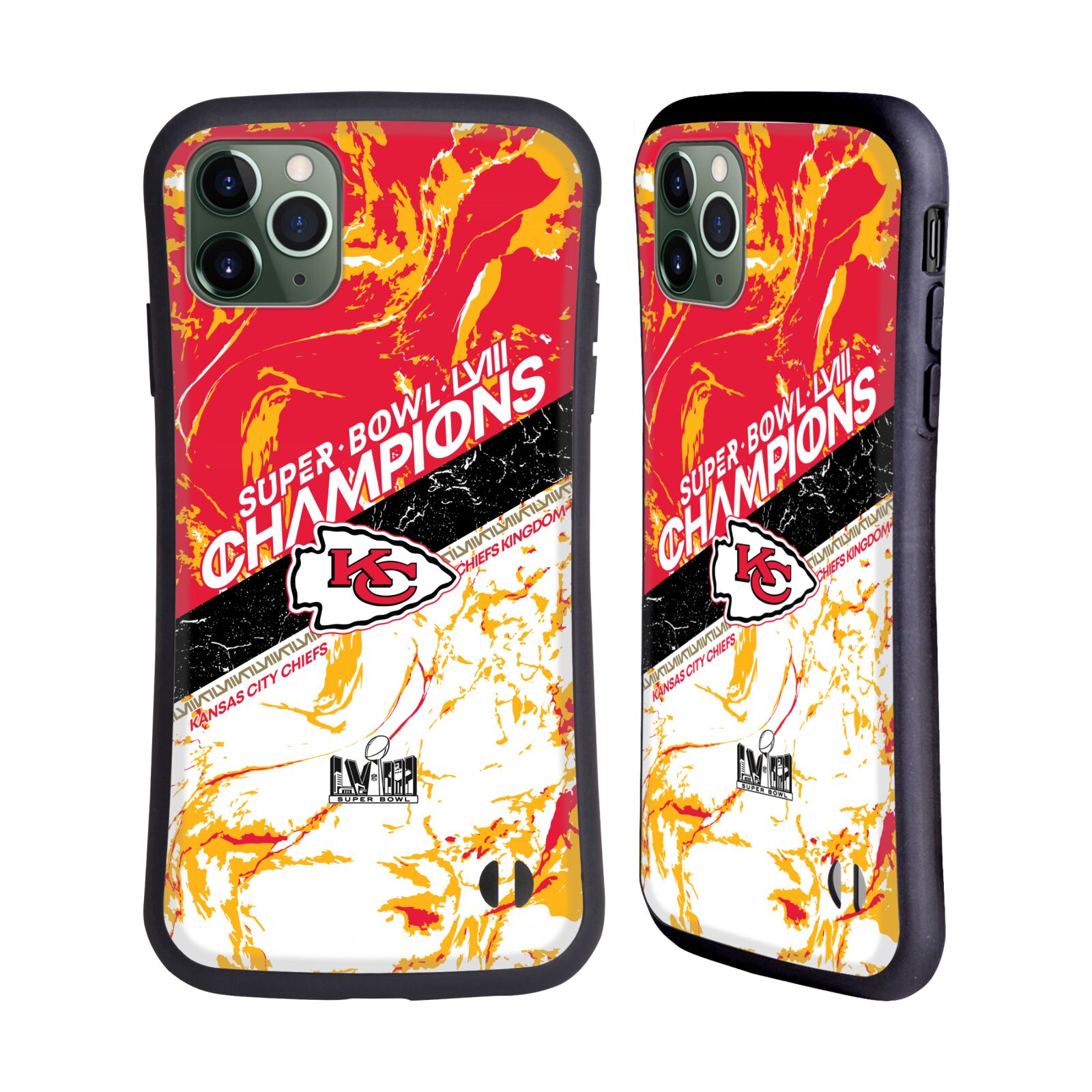 NFL 2024 SUPER BOWL LVIII CHAMPIONS HYBRID CASE FOR APPLE iPHONES PHONES