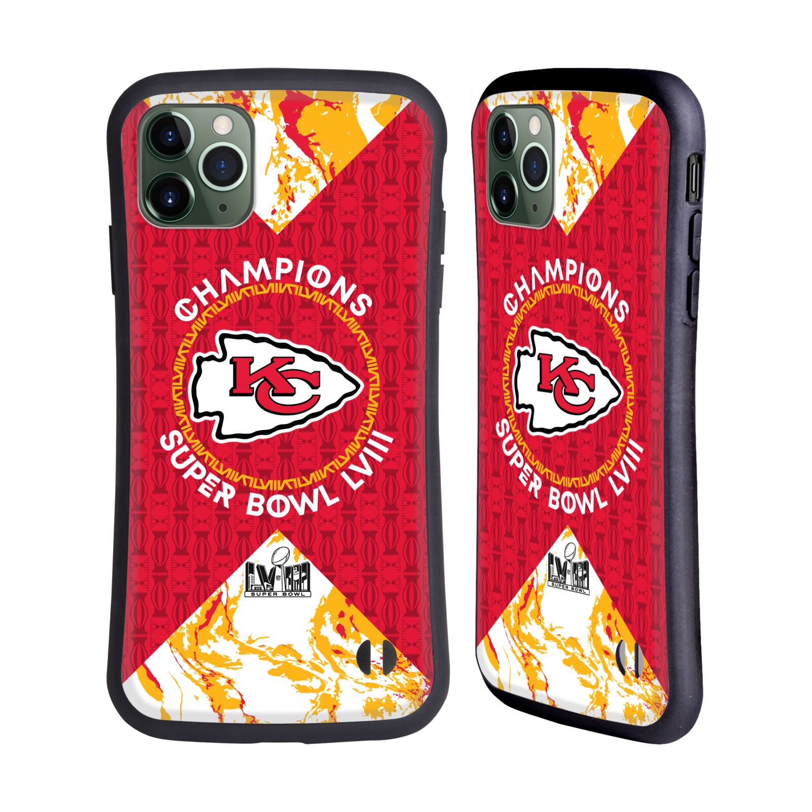 NFL 2024 SUPER BOWL LVIII CHAMPIONS HYBRID CASE FOR APPLE iPHONES PHONES