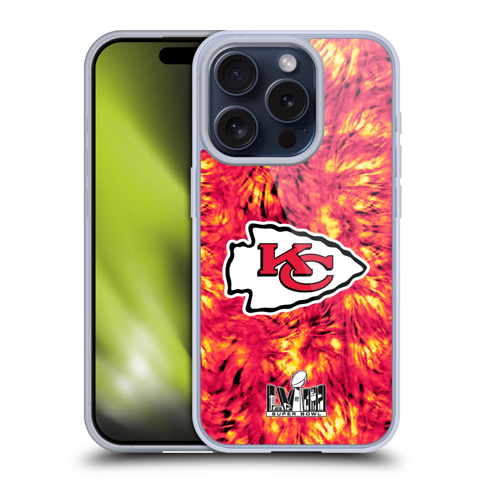 OFFICIAL NFL 2024 SUPER BOWL LVIII CHAMPIONS GEL CASE FOR APPLE iPHONE PHONES