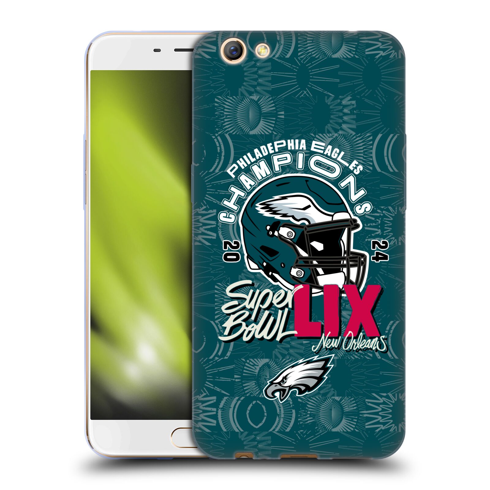 OFFIZIELLE NFL MEISTER DES SUPER BOWL LIX 2025 GEL HANDYHÜLLE FÜR OPPO HANDYS - Bild 11 von 11