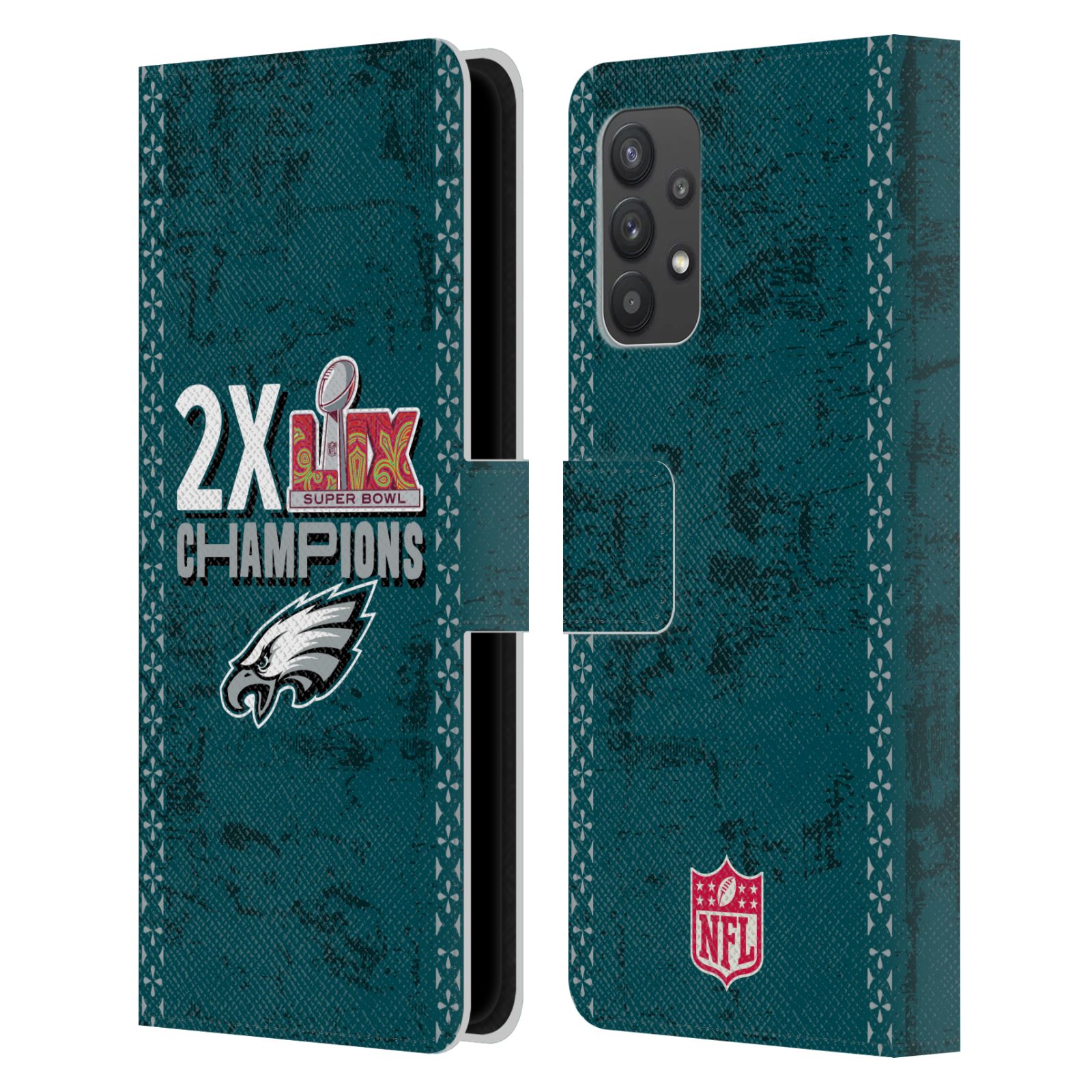 NFL 2025 SUPER BOWL LIX CHAMPIONS LEATHER BOOK WALLET CASE FOR SAMSUNG PHONES 1 - Picture 7 of 10