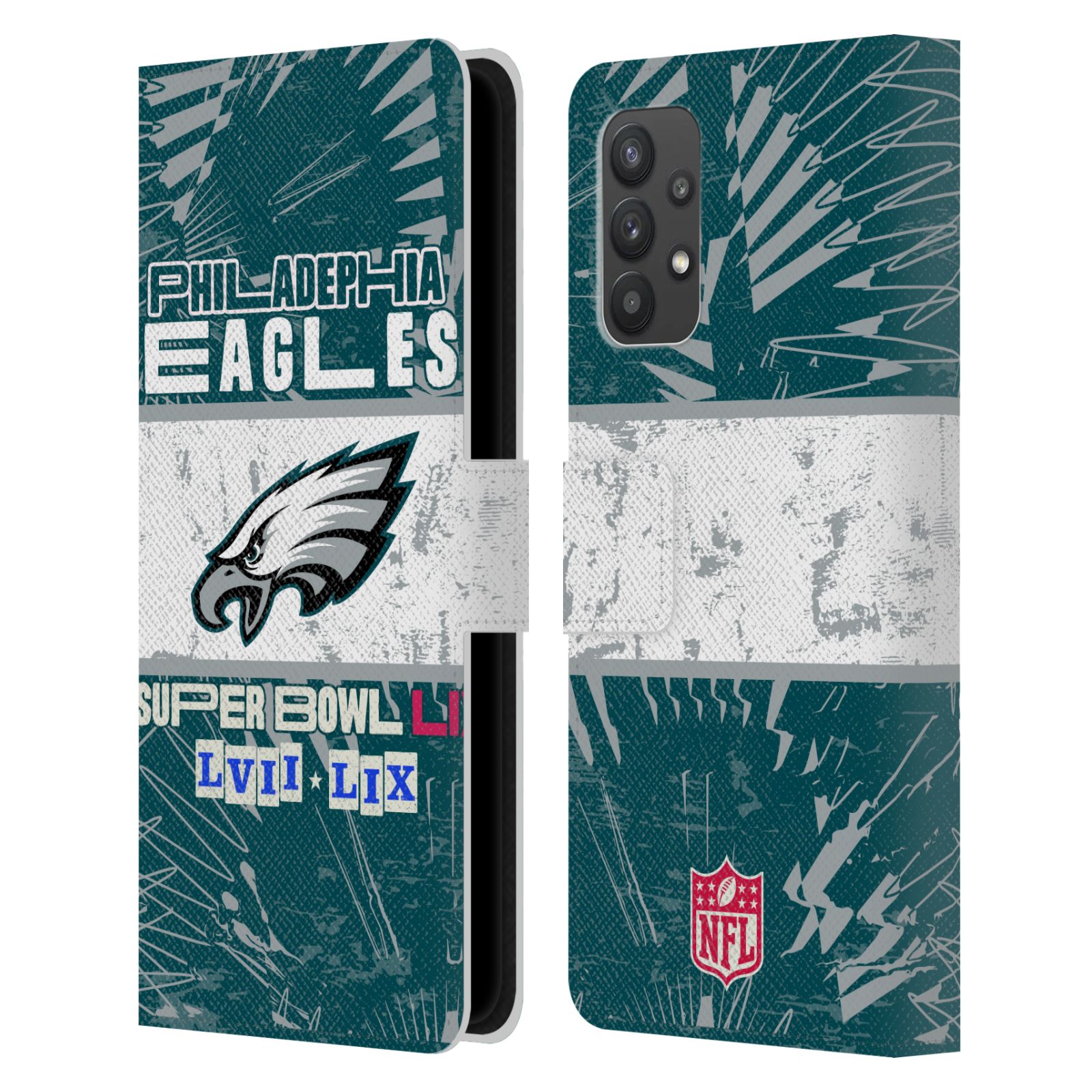 NFL 2025 SUPER BOWL LIX CHAMPIONS LEATHER BOOK WALLET CASE FOR SAMSUNG PHONES 1 - Picture 8 of 10