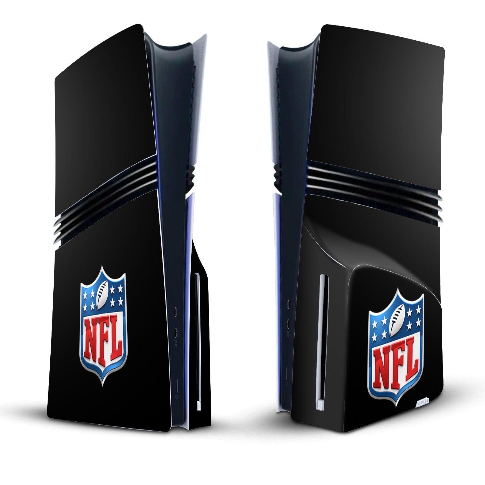 OFFICIAL NFL SHIELD VINYL SKIN FOR SONY PS5 PRO DISC EDITION CONSOLE