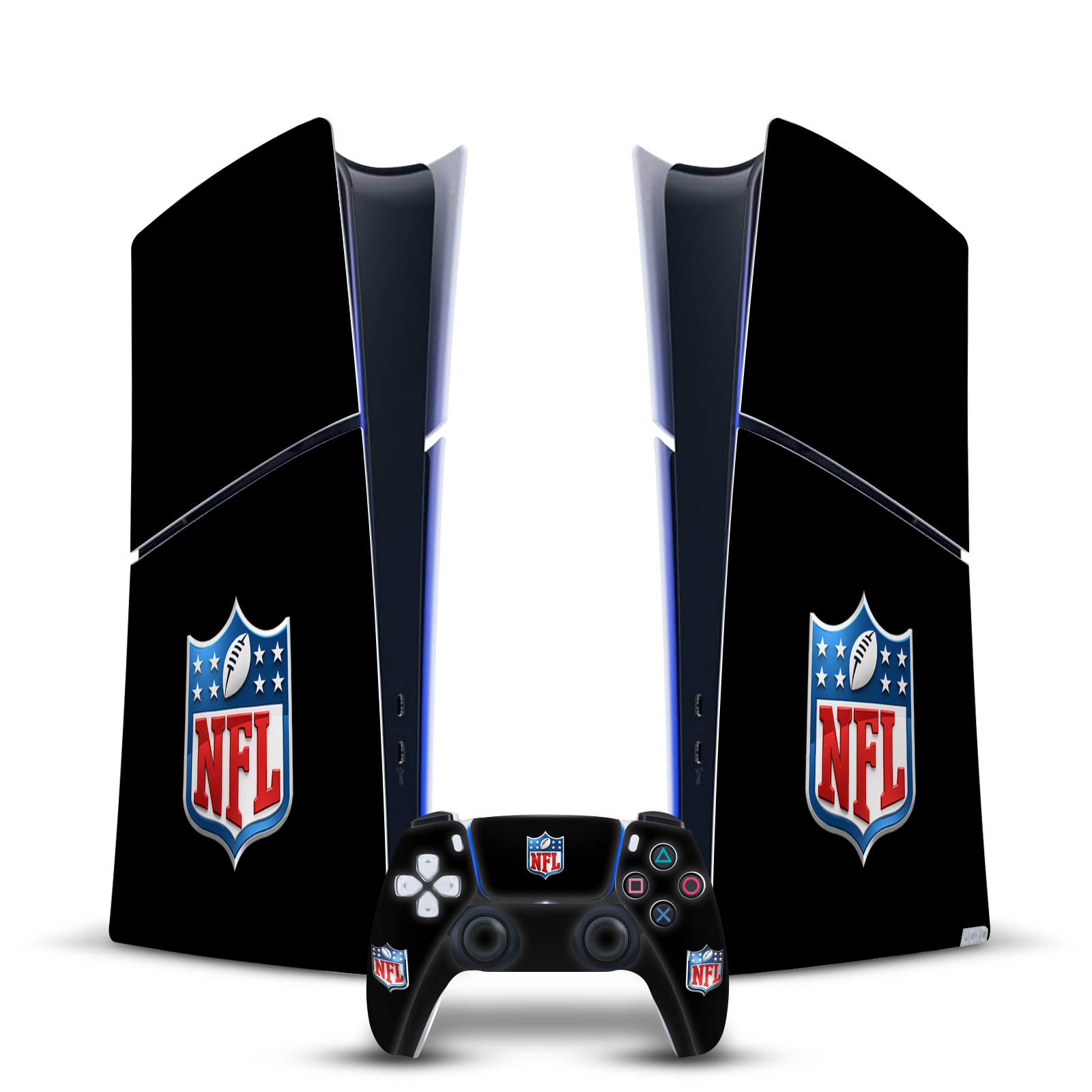 OFFICIAL NFL SHIELD VINYL SKIN FOR SONY PS5 SLIM/PRO DIGITAL EDITION BUNDLE