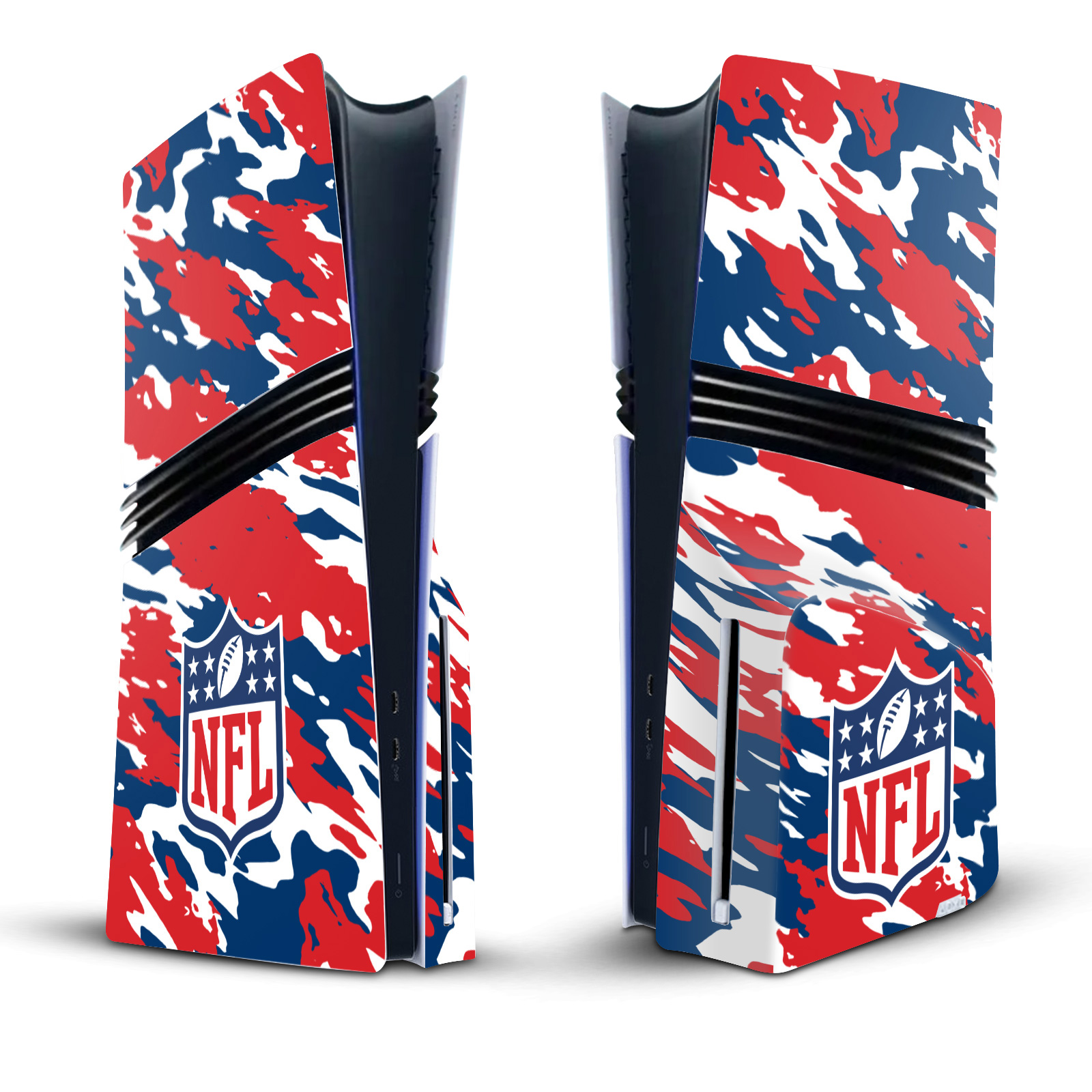 OFFICIAL NFL SHIELD VINYL SKIN FOR SONY PS5 PRO DISC EDITION CONSOLE