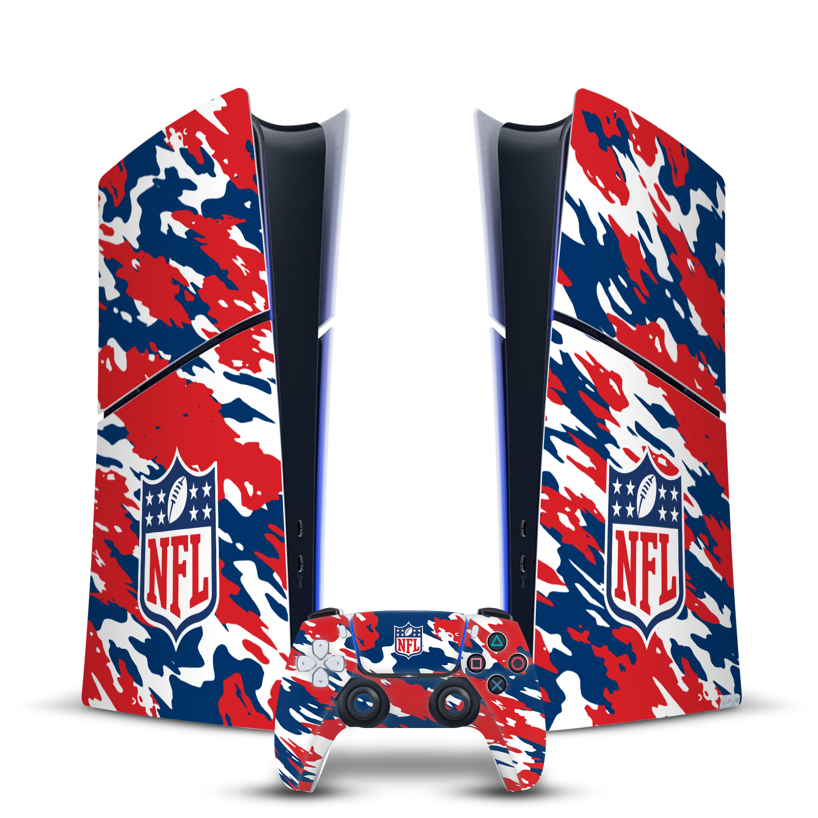 OFFICIAL NFL SHIELD VINYL SKIN FOR SONY PS5 SLIM/PRO DIGITAL EDITION BUNDLE