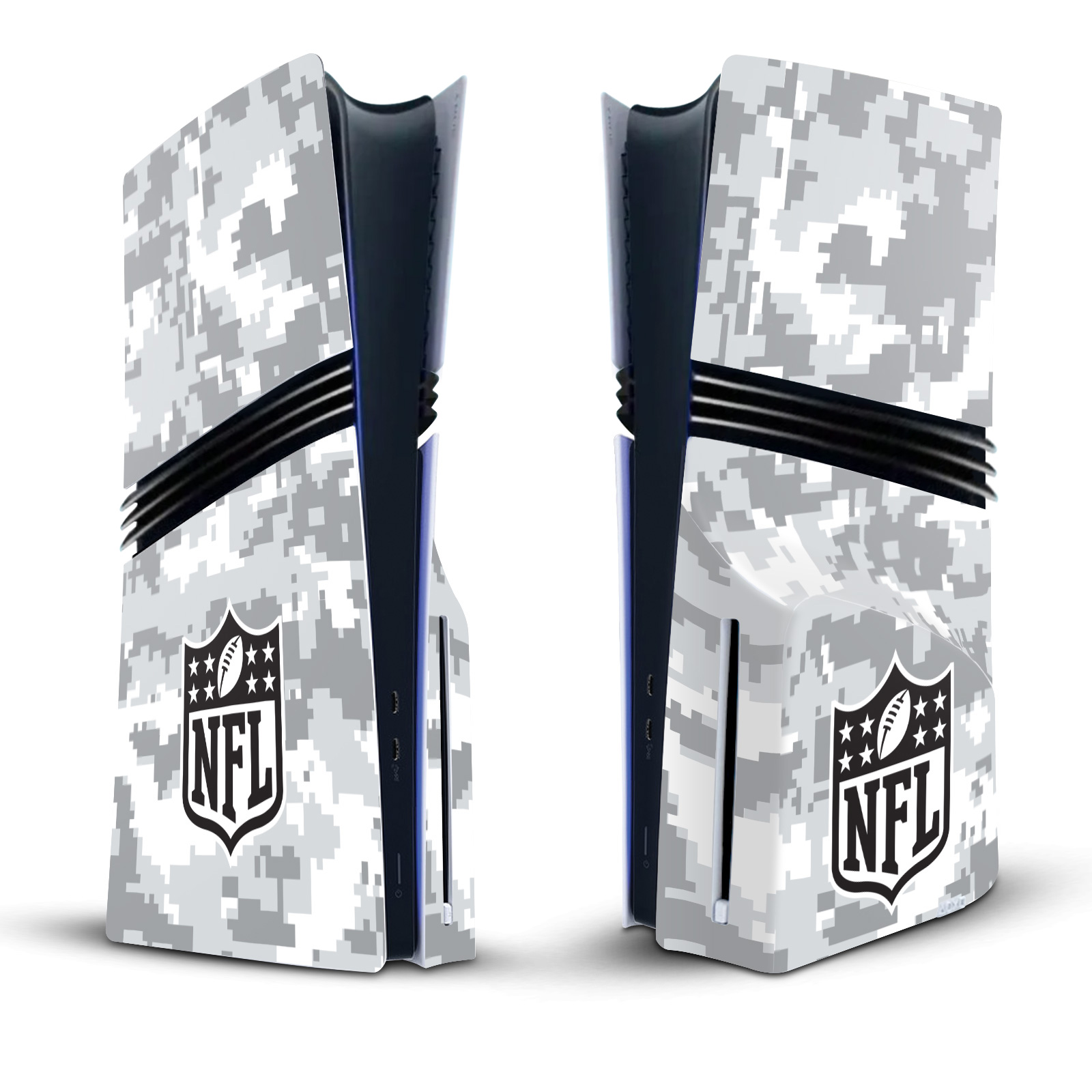 OFFICIAL NFL SHIELD VINYL SKIN FOR SONY PS5 PRO DISC EDITION CONSOLE