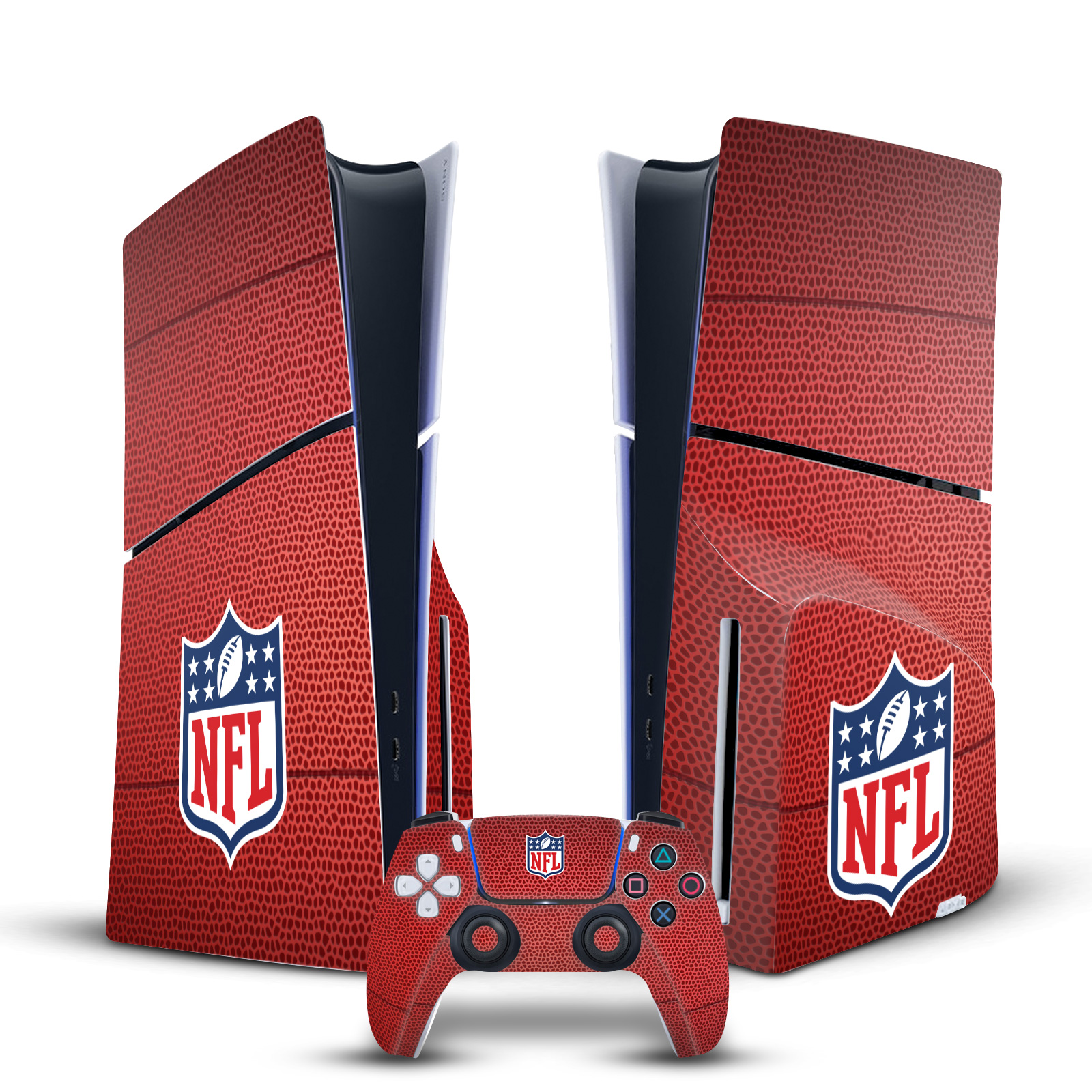 OFFICIAL NFL SHIELD VINYL SKIN DECAL FOR SONY PS5 SLIM/PRO DISC EDITION BUNDLE