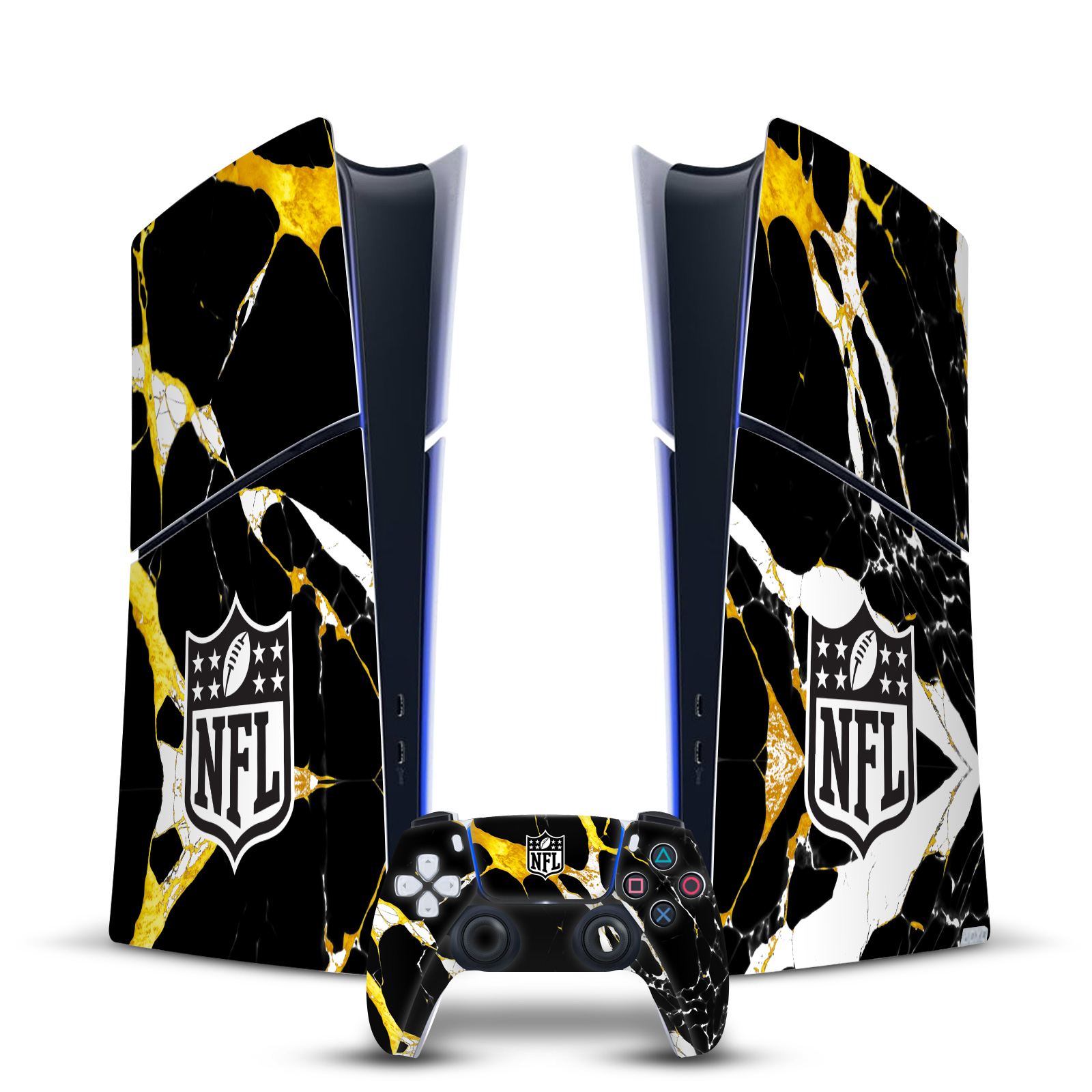 OFFICIAL NFL SHIELD VINYL SKIN FOR SONY PS5 SLIM/PRO DIGITAL EDITION BUNDLE