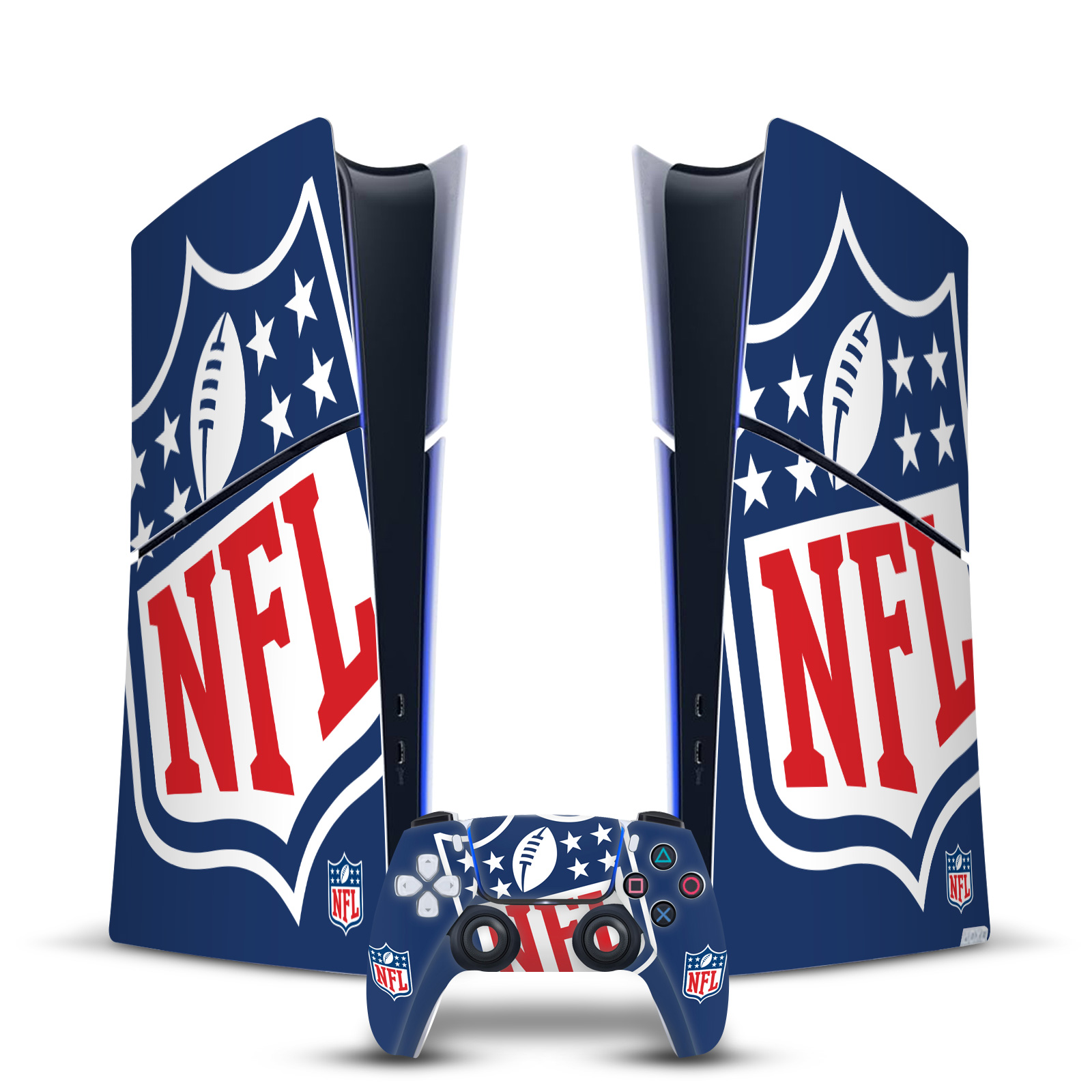 OFFICIAL NFL SHIELD VINYL SKIN FOR SONY PS5 SLIM/PRO DIGITAL EDITION BUNDLE