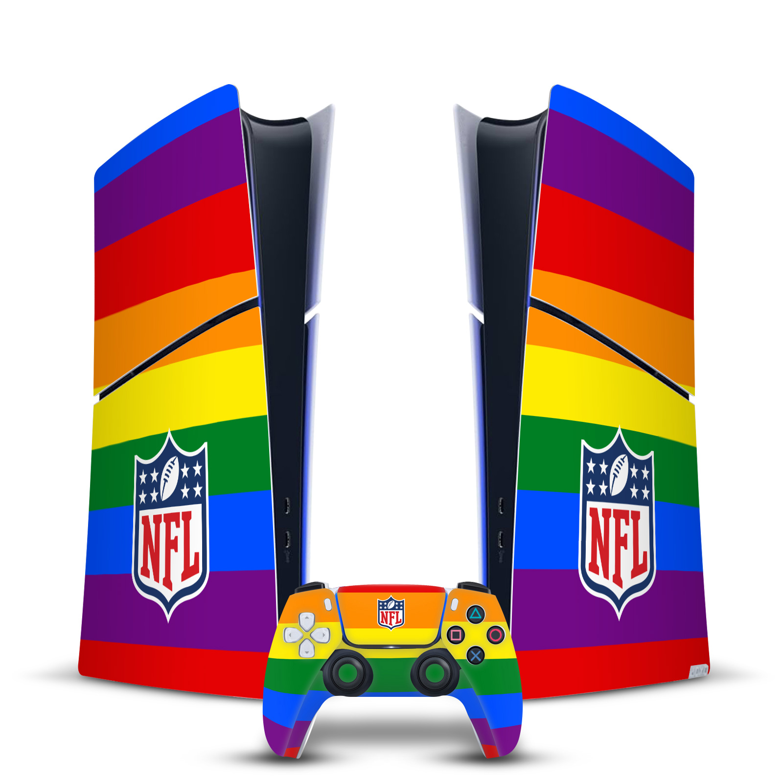 OFFICIAL NFL SHIELD VINYL SKIN FOR SONY PS5 SLIM/PRO DIGITAL EDITION BUNDLE