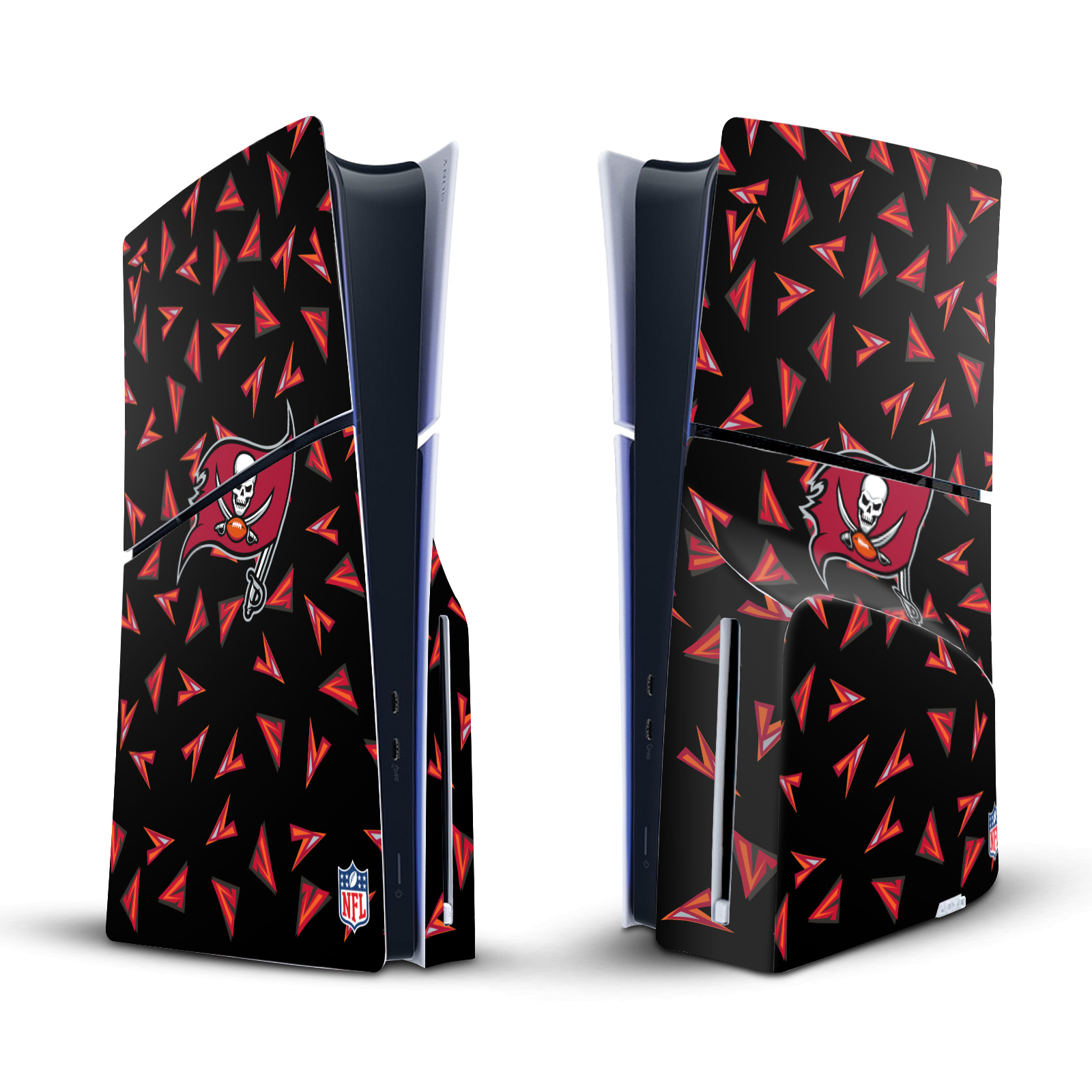 NFL TAMPA BAY BUCCANEERS VINYL SKIN FOR SONY PS5 SLIM DISC EDITION CONSOLE