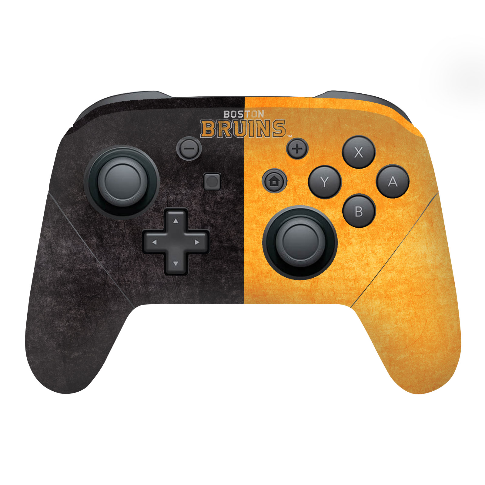 OFFICIAL NHL BOSTON BRUINS VINYL SKIN DECAL FOR NINTENDO SWITCH PRO CONTROLLER - Picture 6 of 9