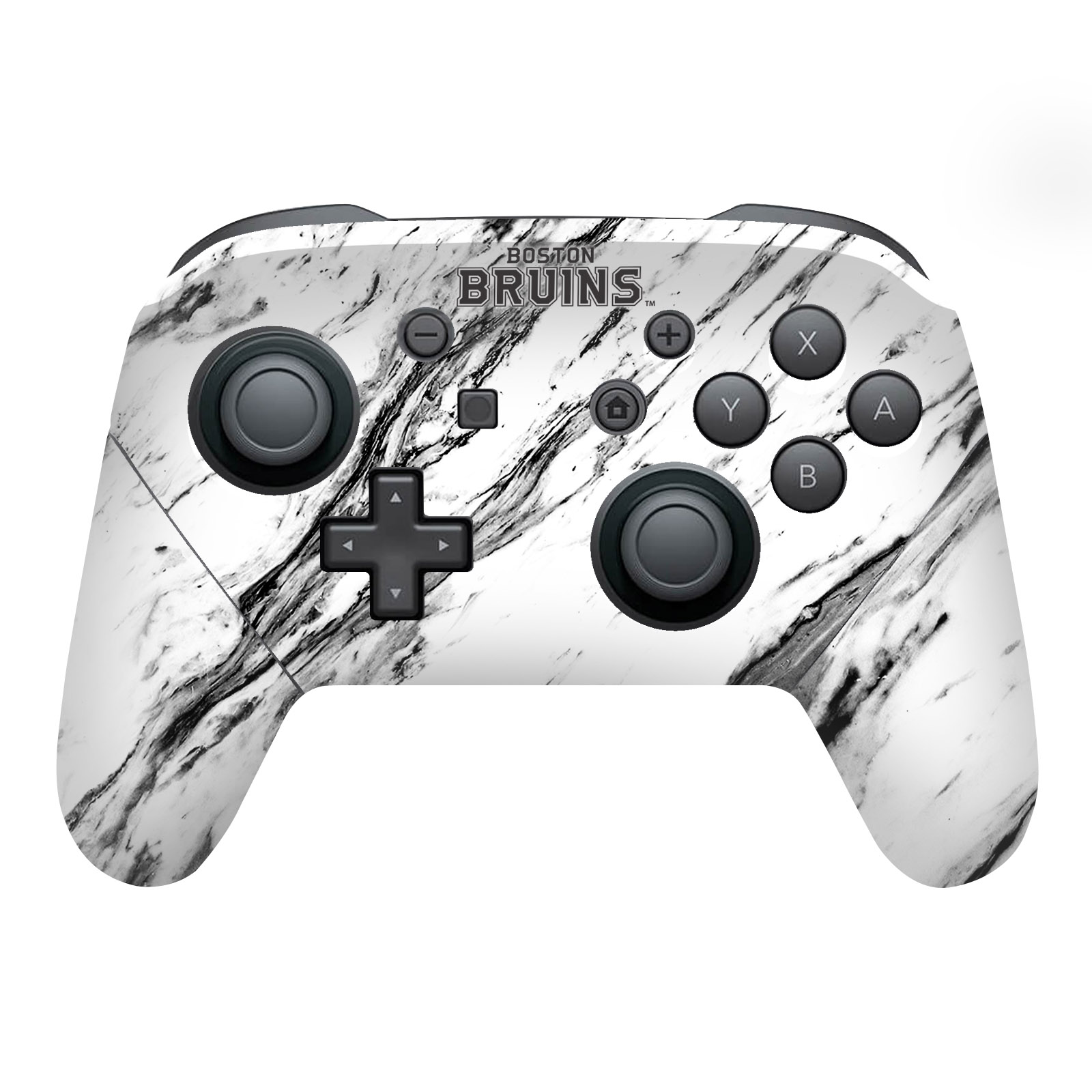 OFFICIAL NHL BOSTON BRUINS VINYL SKIN DECAL FOR NINTENDO SWITCH PRO CONTROLLER - Picture 7 of 9