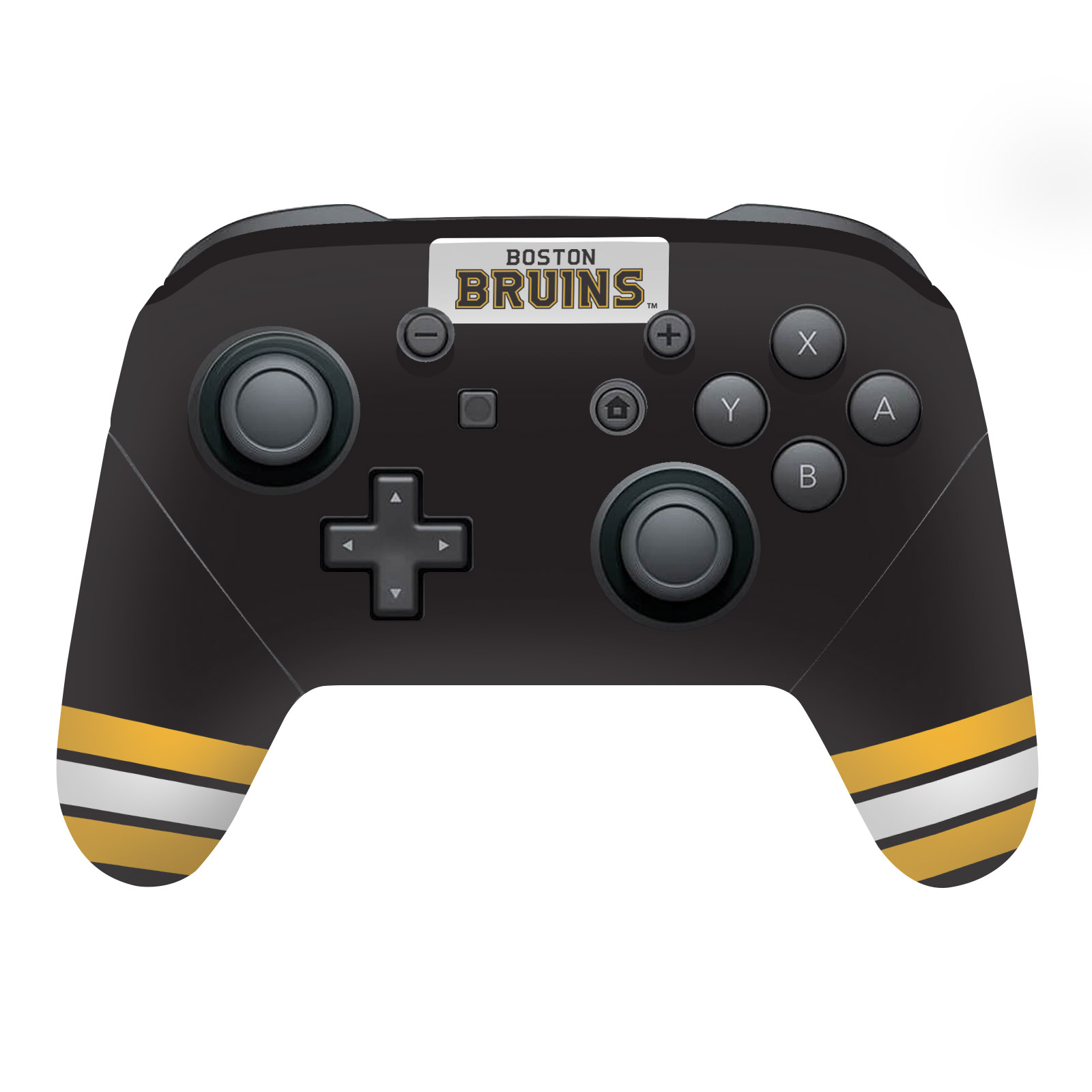 OFFICIAL NHL BOSTON BRUINS VINYL SKIN DECAL FOR NINTENDO SWITCH PRO CONTROLLER - Picture 9 of 9