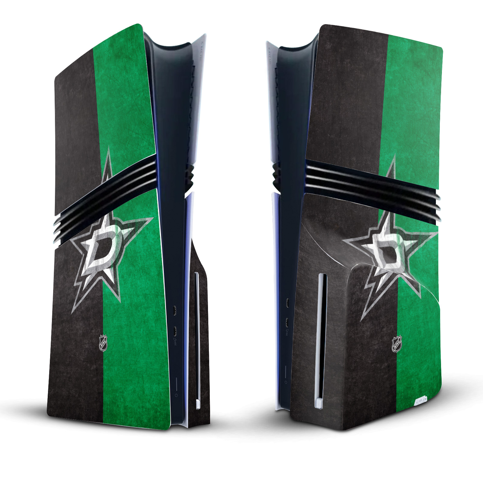 OFFICIAL NHL DALLAS STARS VINYL SKIN FOR SONY PS5 PRO DISC EDITION CONSOLE