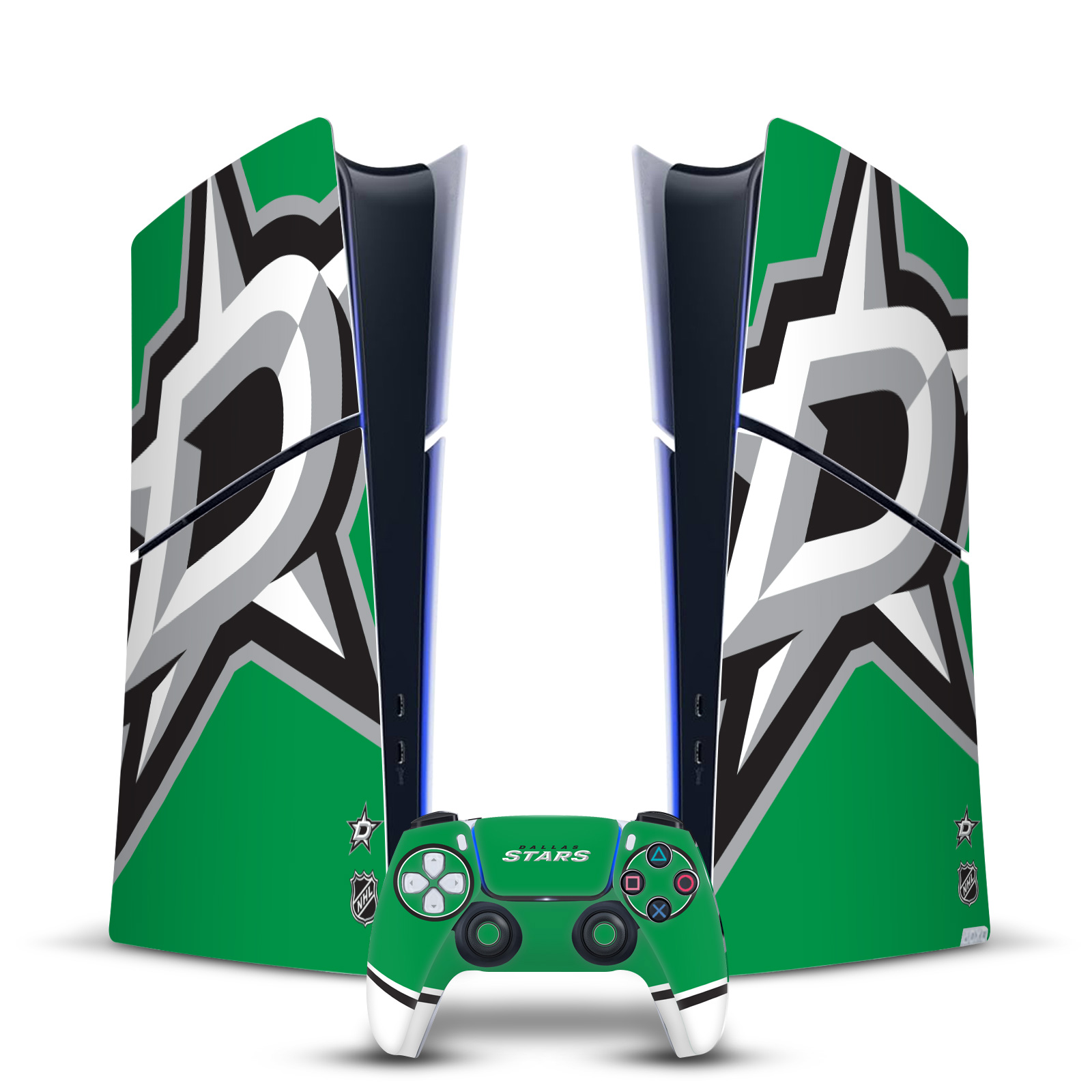 OFFICIAL NHL DALLAS STARS VINYL SKIN FOR PS5 SLIM DIGITAL CONSOLE & CONTROLLER