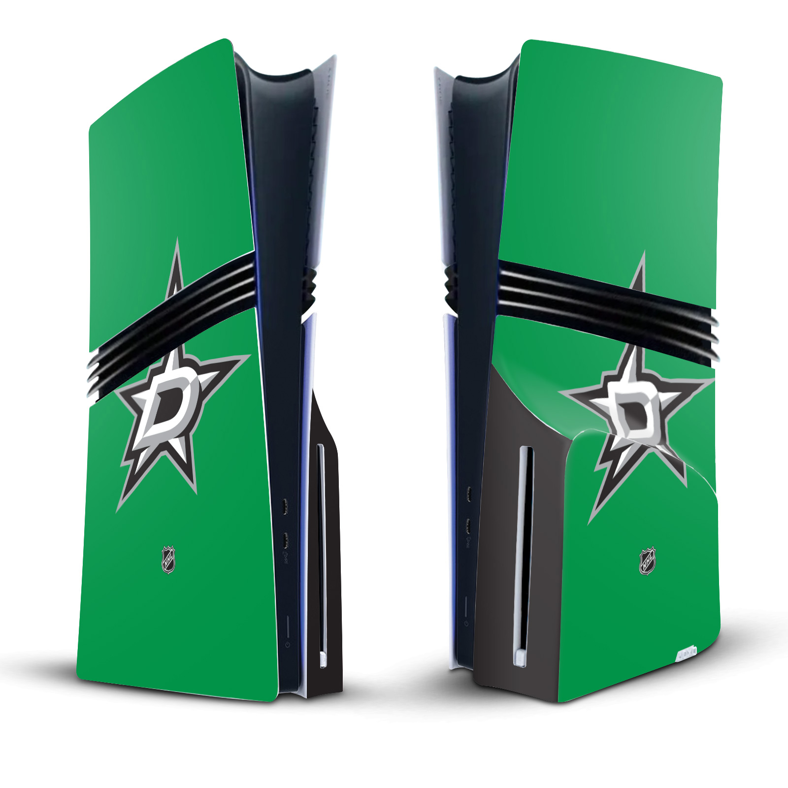 OFFICIAL NHL DALLAS STARS VINYL SKIN FOR SONY PS5 PRO DISC EDITION CONSOLE