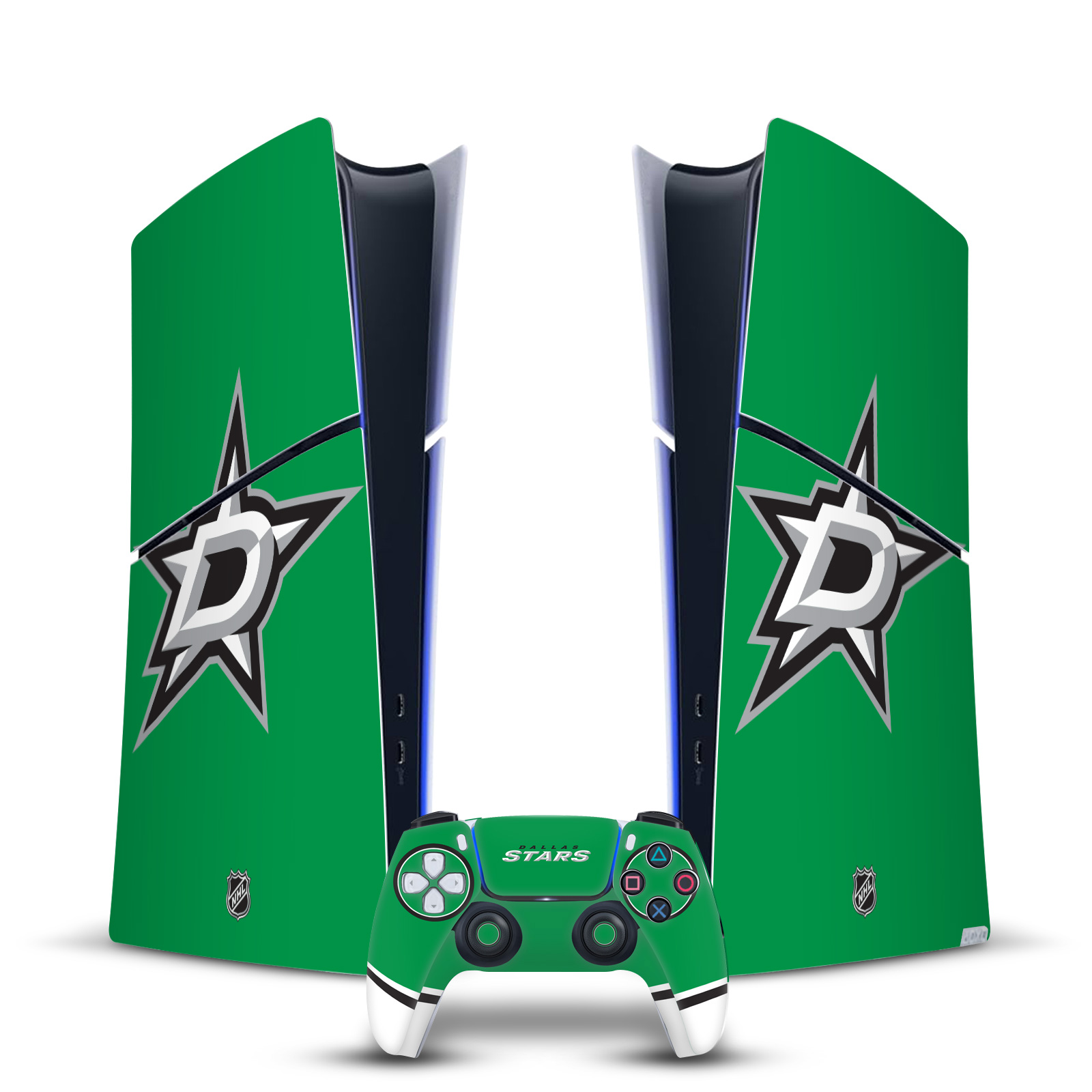 OFFICIAL NHL DALLAS STARS VINYL SKIN FOR PS5 SLIM DIGITAL CONSOLE & CONTROLLER