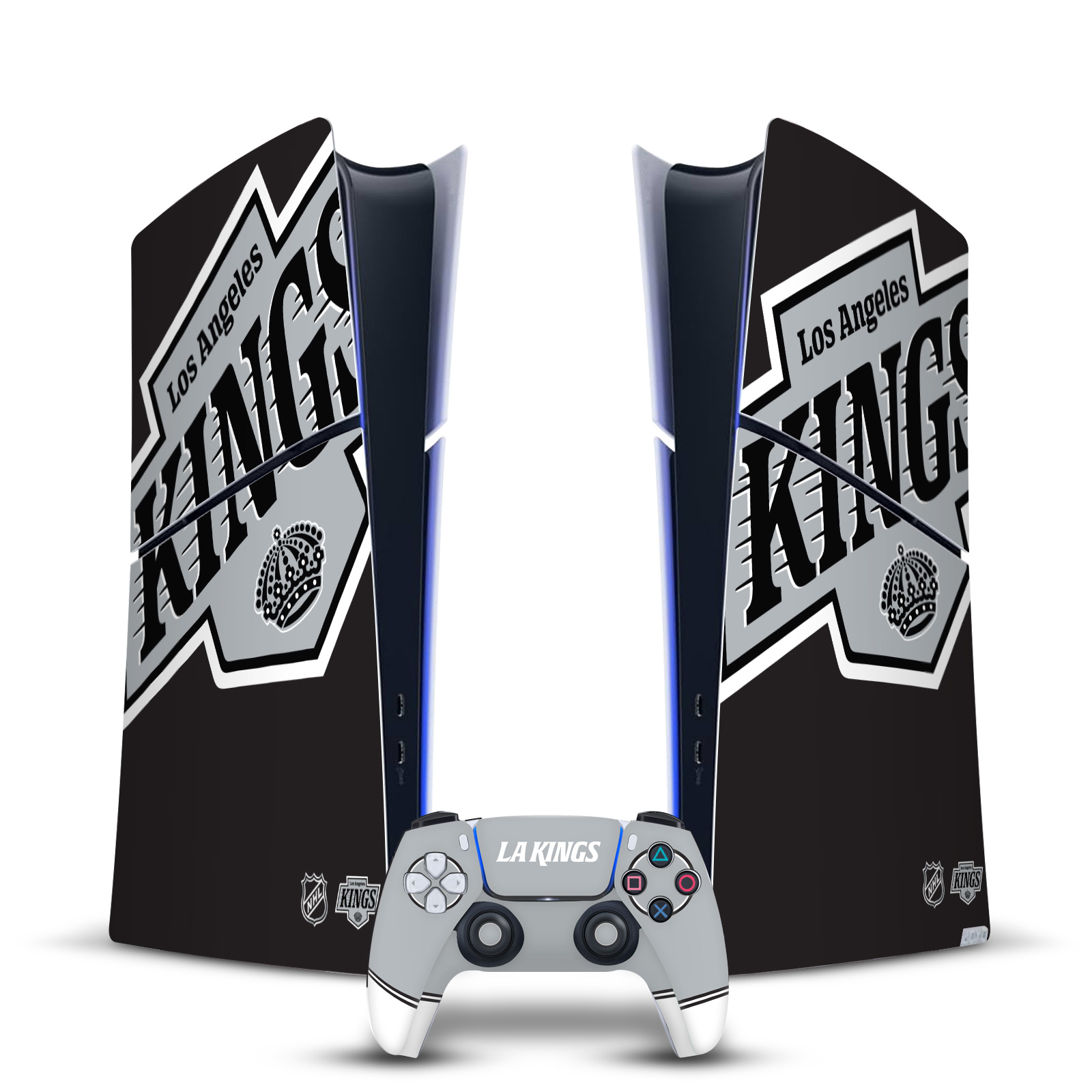 NHL LOS ANGELES KINGS VINYL SKIN DECAL FOR PS5 SLIM DIGITAL CONSOLE & CONTROLLER