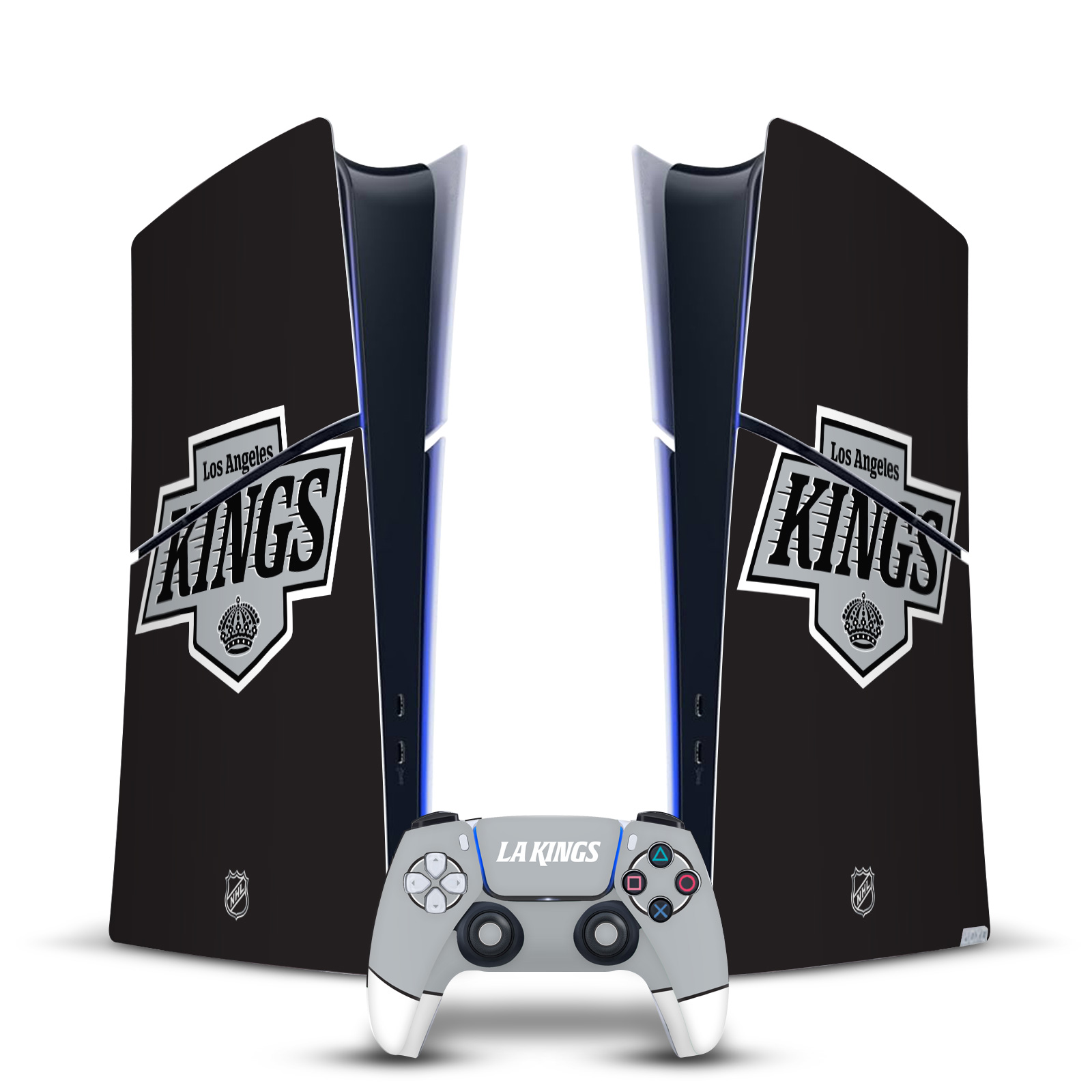 NHL LOS ANGELES KINGS VINYL SKIN DECAL FOR PS5 SLIM DIGITAL CONSOLE & CONTROLLER