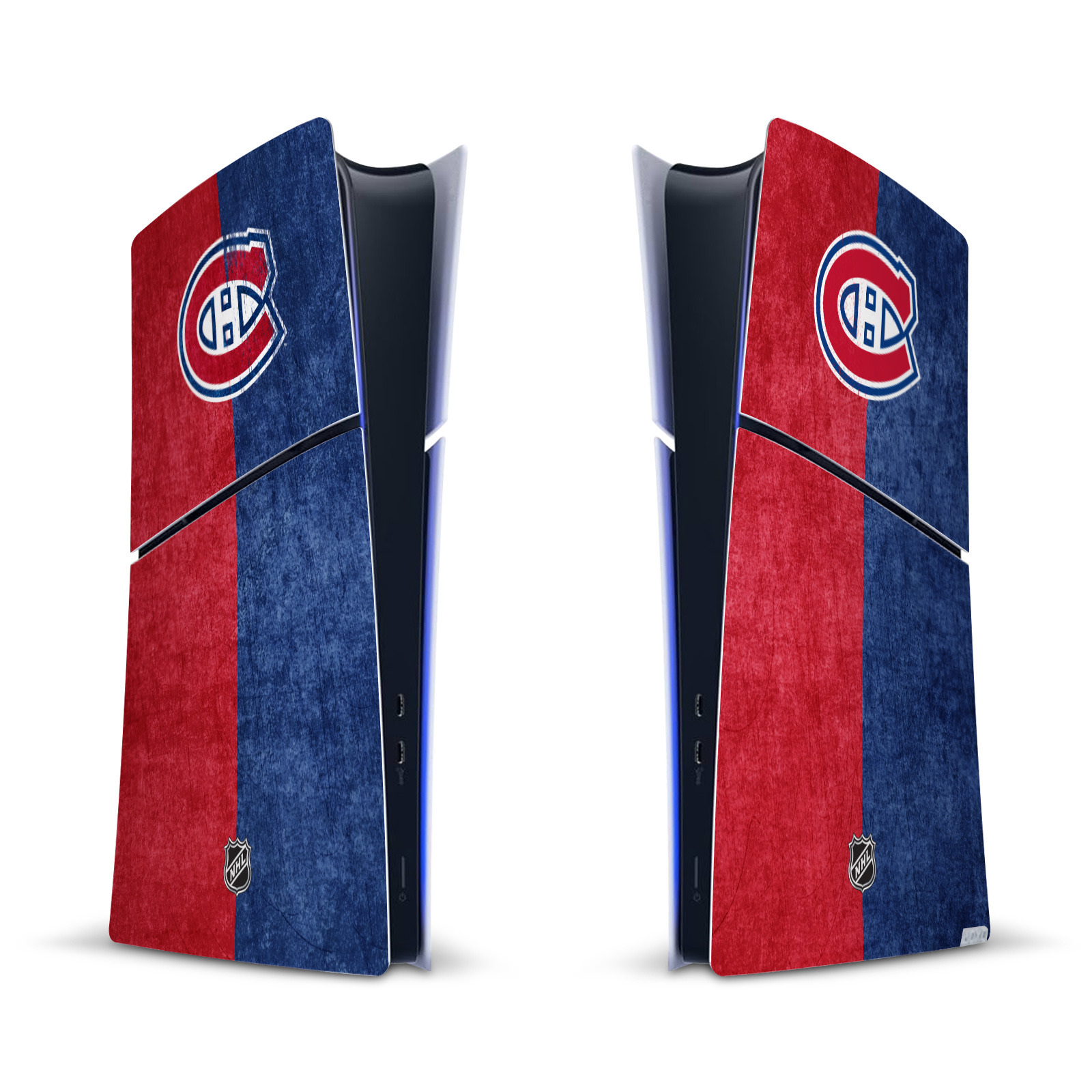 OFFICIAL NHL MONTREAL CANADIENS VINYL SKIN FOR PS5 SLIM DIGITAL EDITION CONSOLE