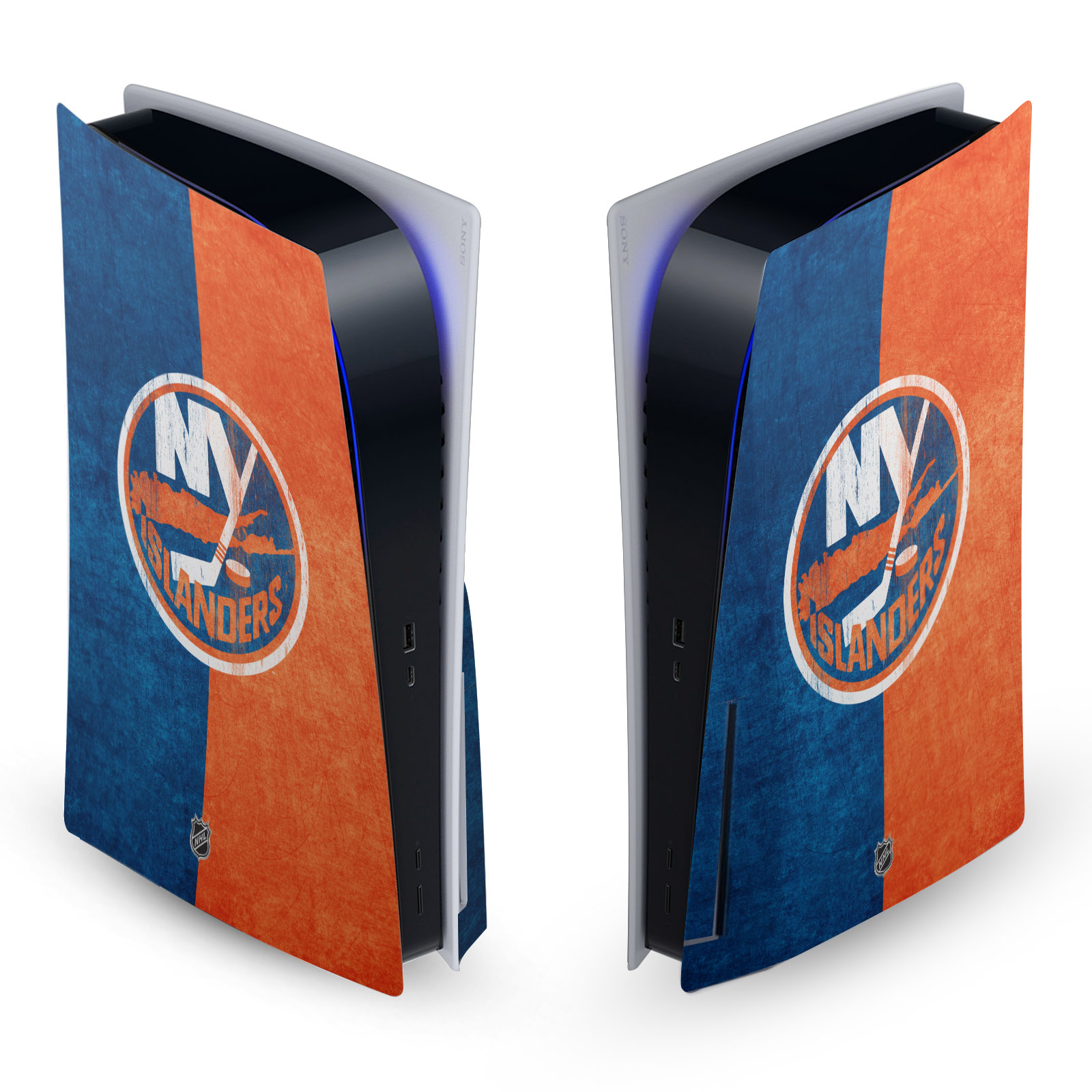 OFFICIAL NHL NEW YORK ISLANDERS VINYL SKIN FOR SONY PS5 DISC EDITION CONSOLE