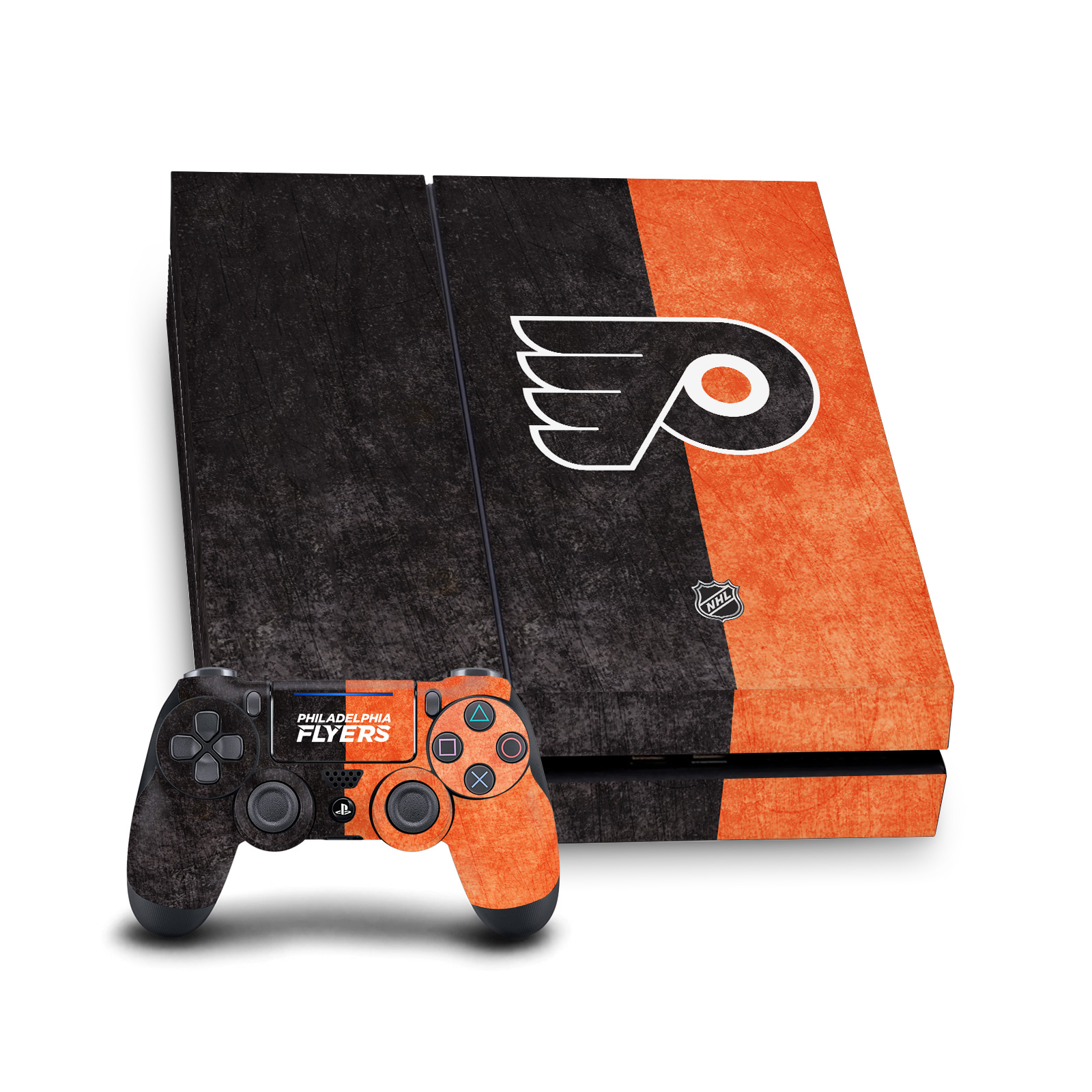 OFFICIAL NHL PHILADELPHIA FLYERS VINYL SKIN FOR SONY PS4 CONSOLE & CONTROLLER