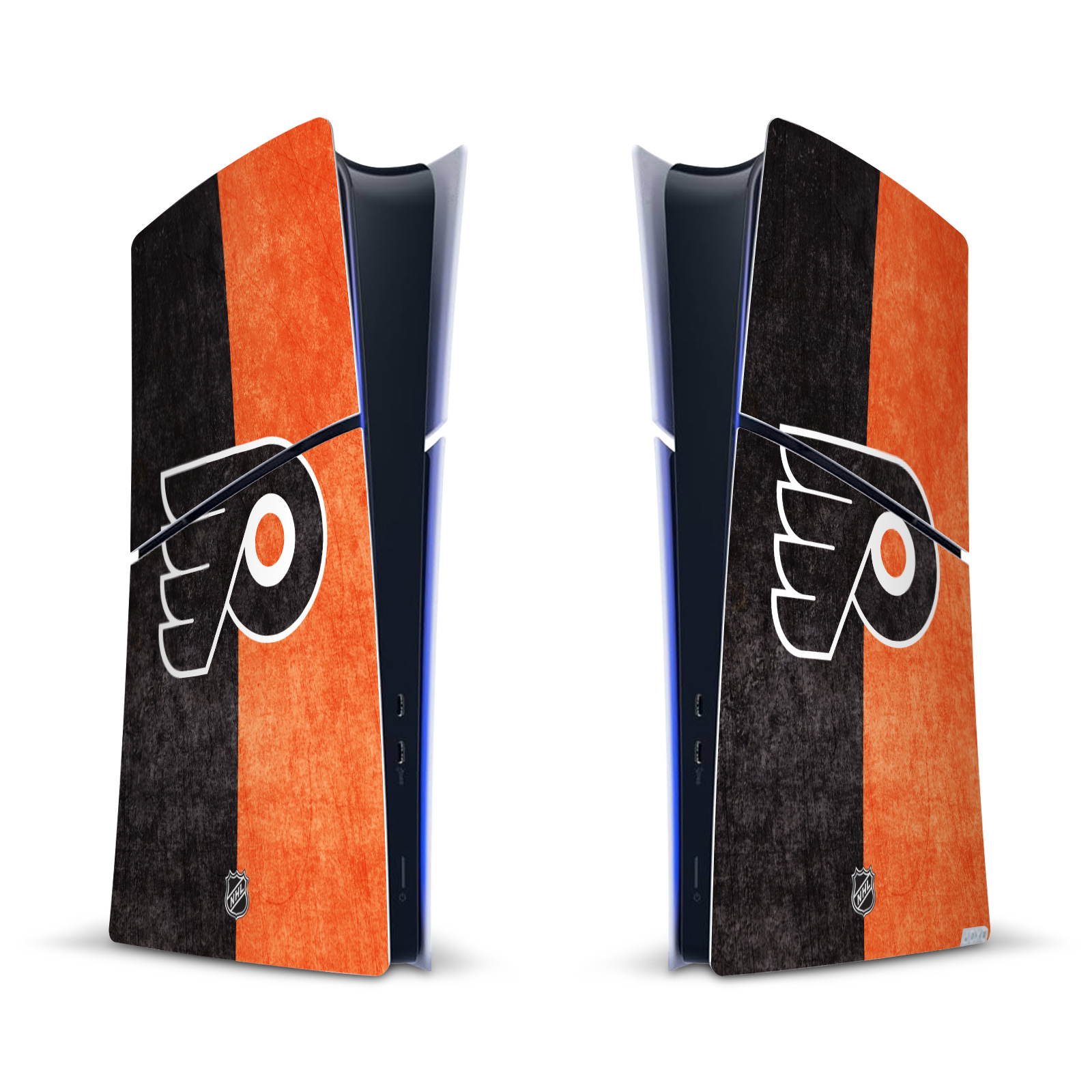 OFFICIAL NHL PHILADELPHIA FLYERS VINYL SKIN FOR PS5 SLIM DIGITAL EDITION CONSOLE