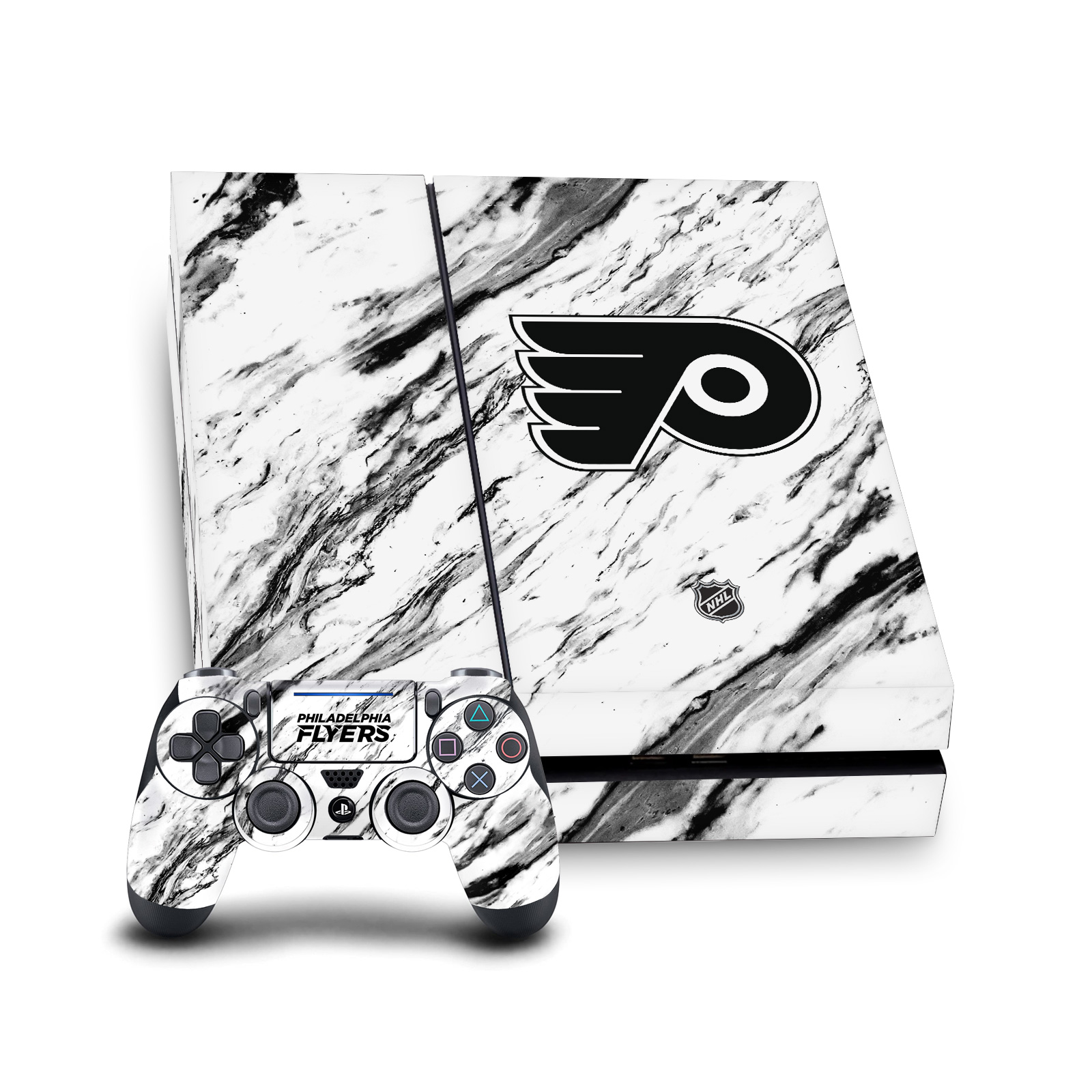 OFFICIAL NHL PHILADELPHIA FLYERS VINYL SKIN FOR SONY PS4 CONSOLE & CONTROLLER