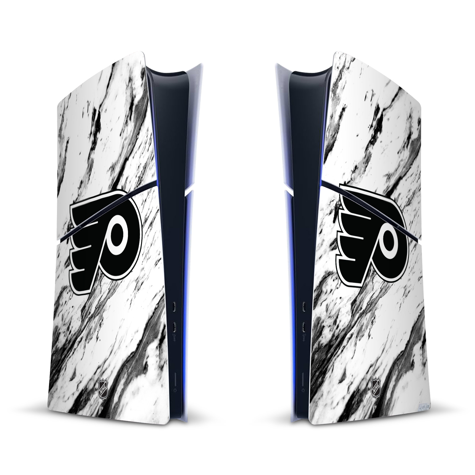 OFFICIAL NHL PHILADELPHIA FLYERS VINYL SKIN FOR PS5 SLIM DIGITAL EDITION CONSOLE